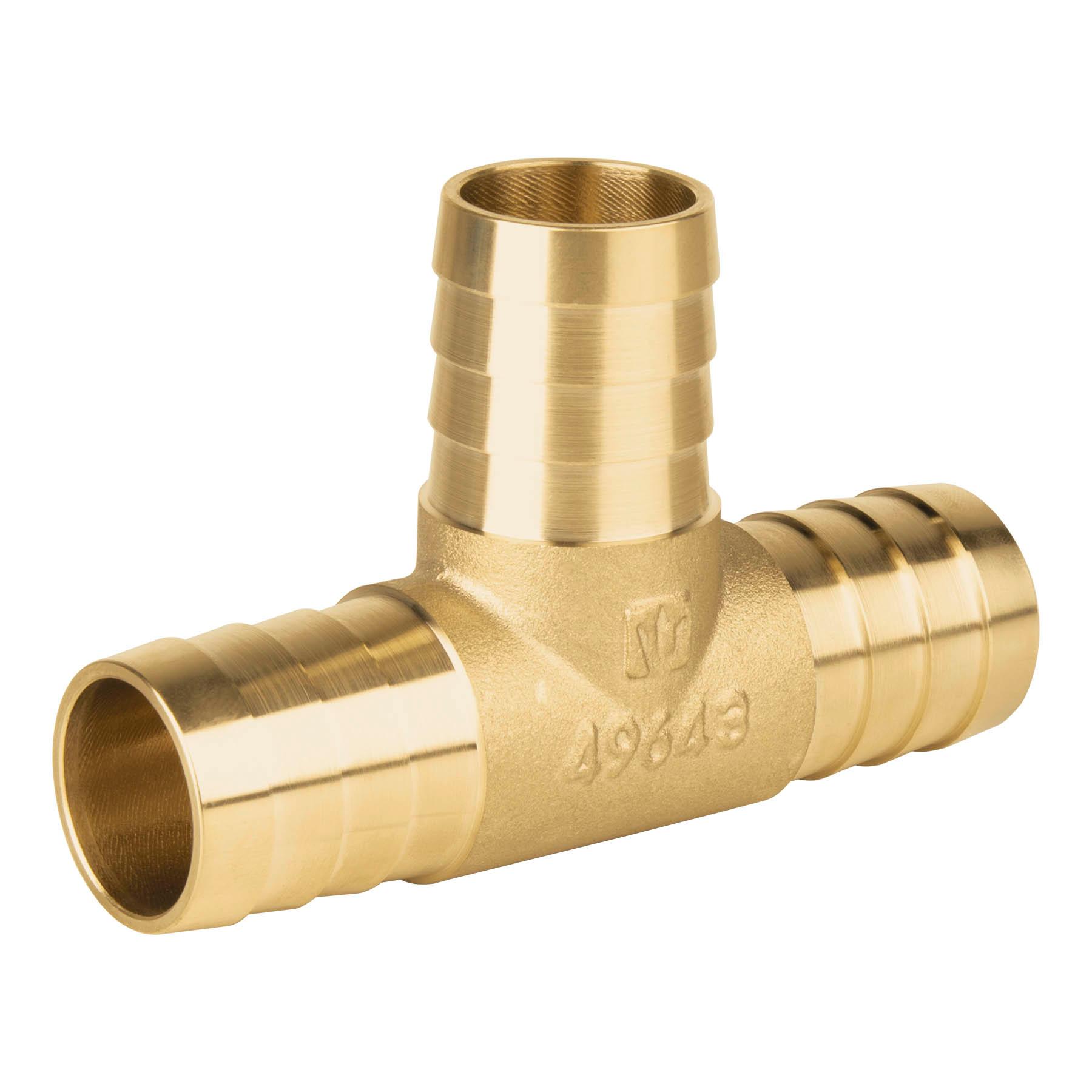 TEE INSERCIÓN MACHO LATÓN 1' PARA POLIDUCTO NEGRO, FOSET