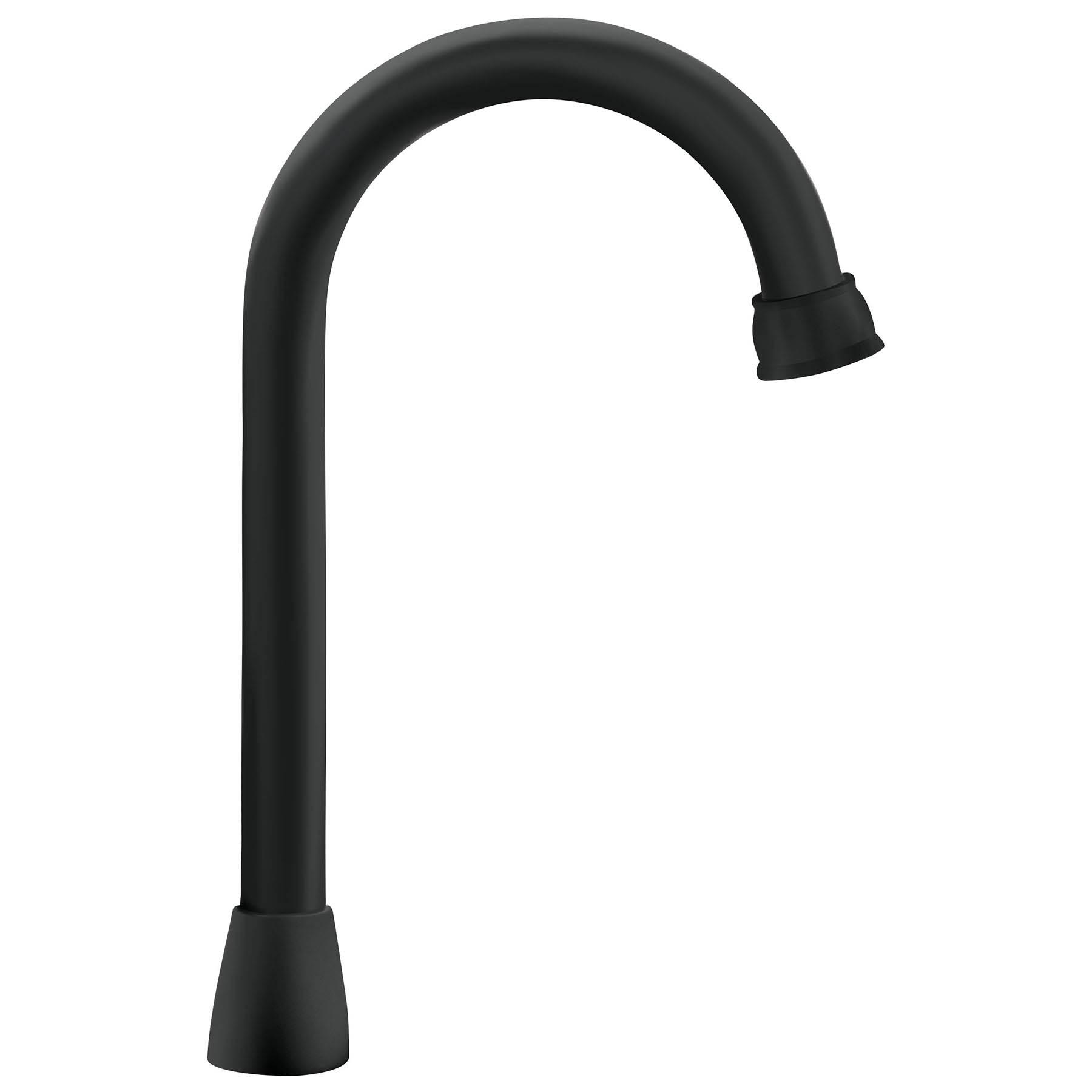 CUELLO PARA MEZCLADORA DE LAVABO,TIPO BAR,NEGRO MATE, AQUA