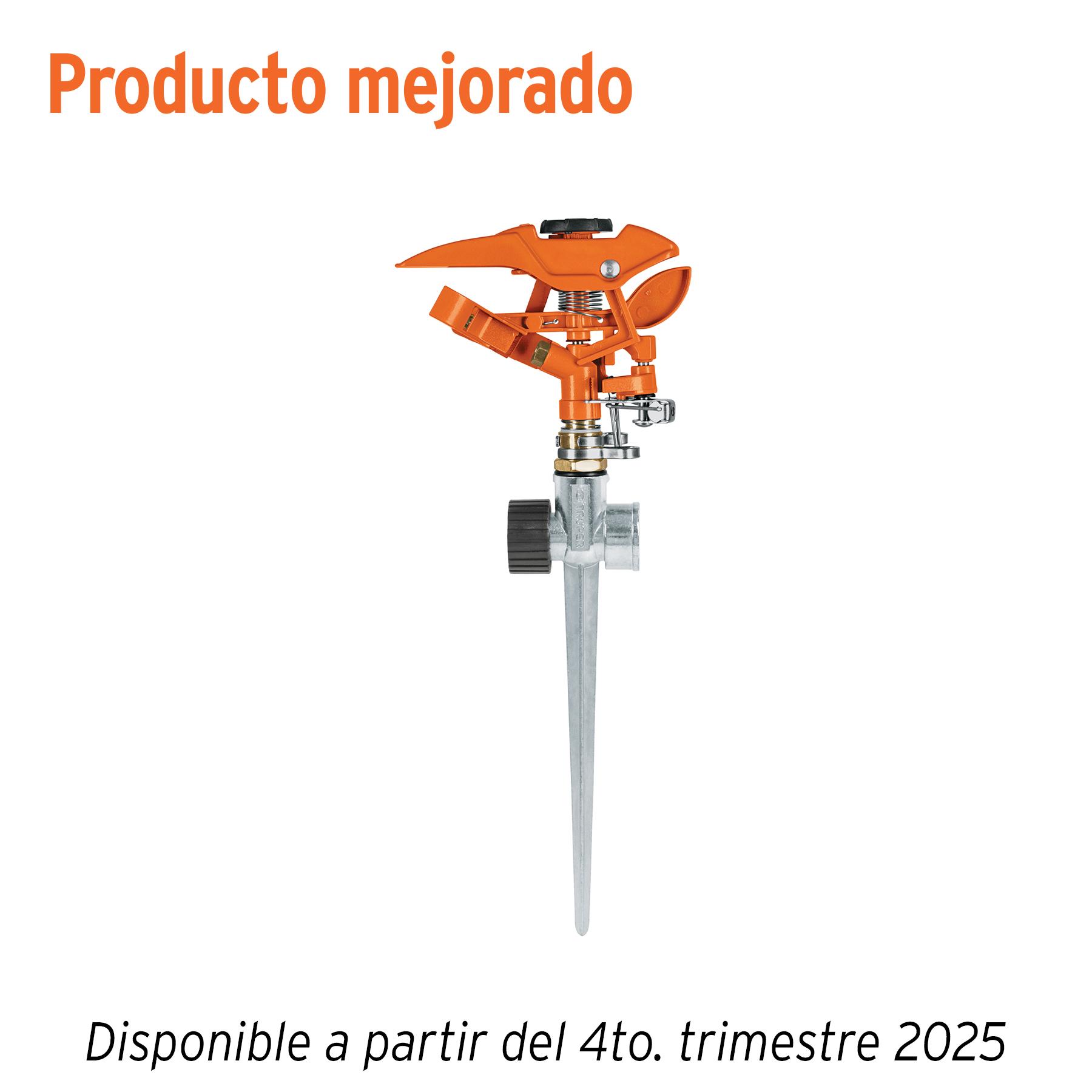 ASPERSOR METÁLICO REFORZADO, ESTACA DE ESCALÓN, TRUPER