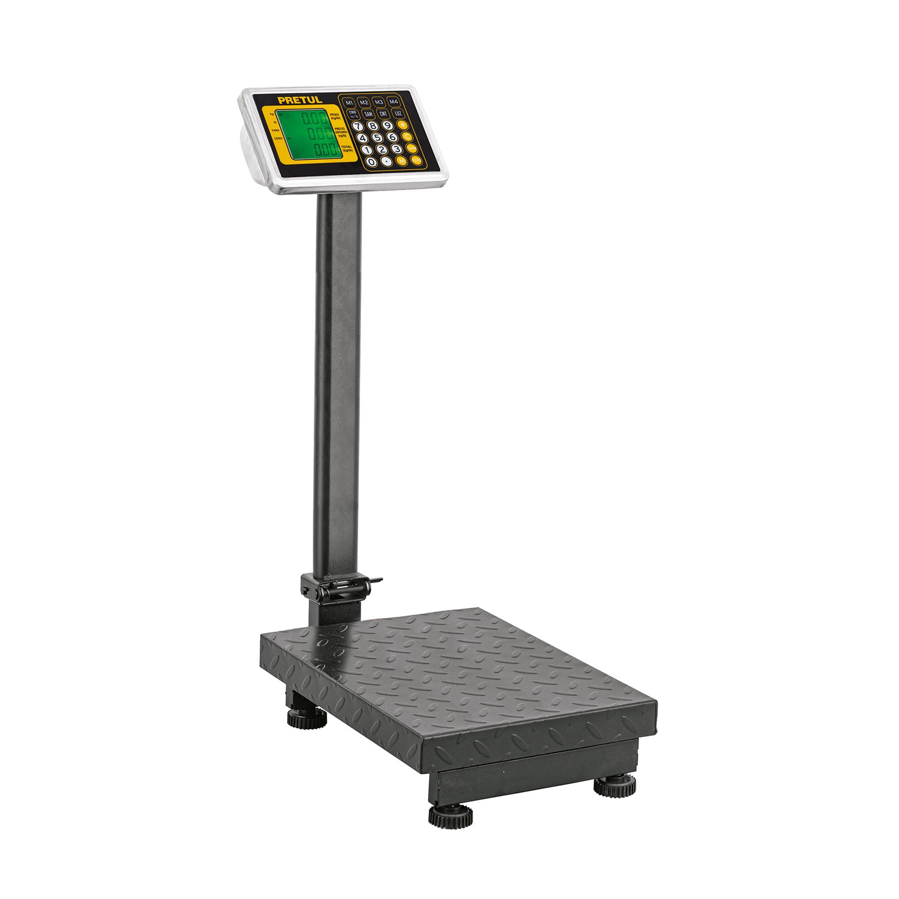 BÁSCULA ELECTRÓNICA DE PLATAFORMA PLEGABLE, 100 KG