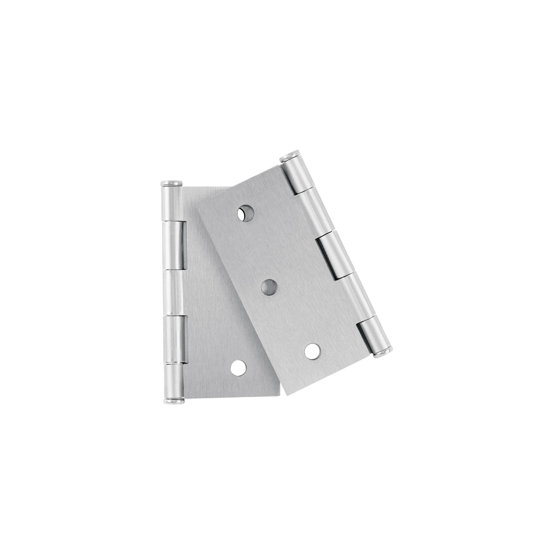 "BISAGRAS CUADRADAS DE ACERO DE 3"", ACABADO SATÍN"
