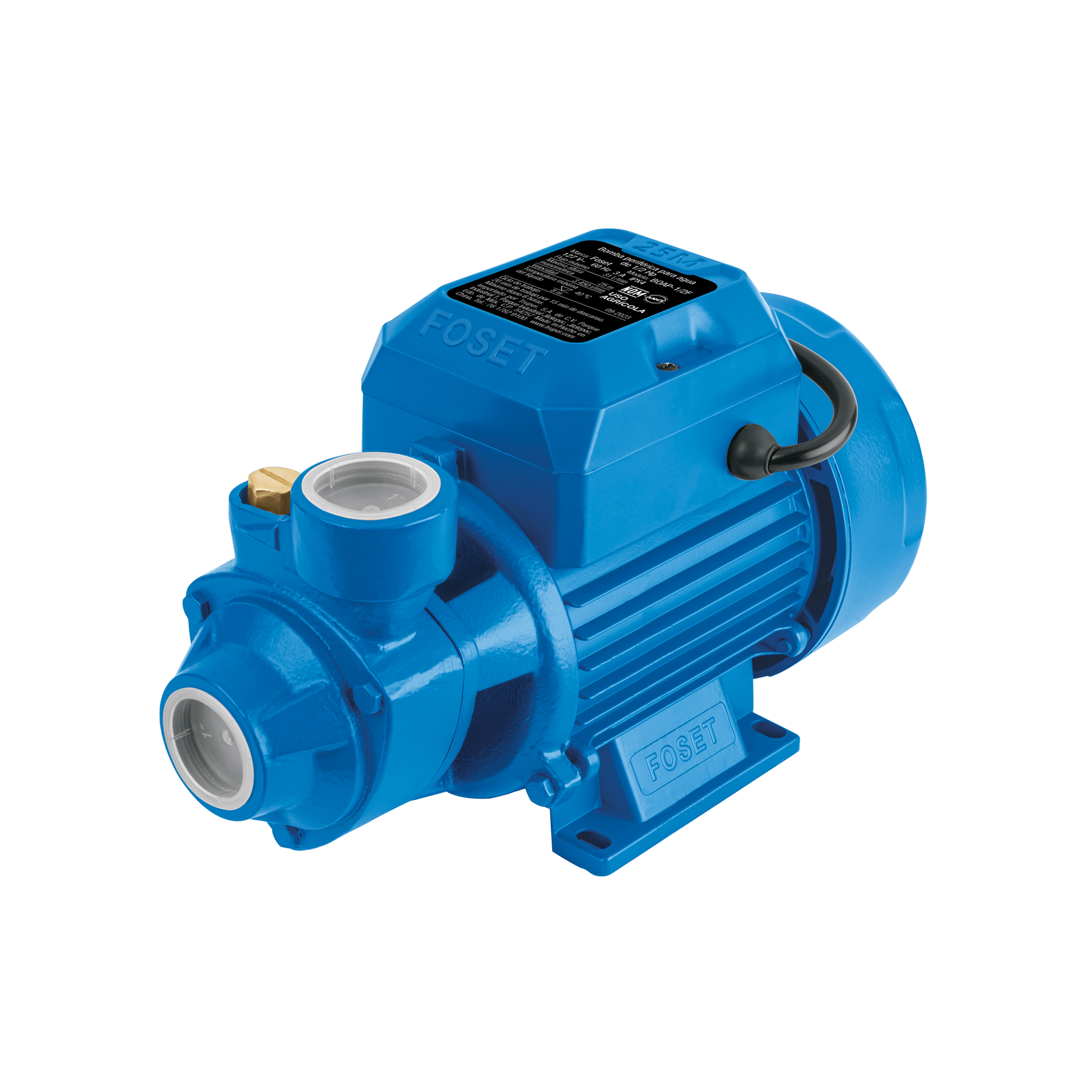 BOMBA PERIFÉRICA 1/2 HP, ALTURA MÁXIMA 25 M, FOSET