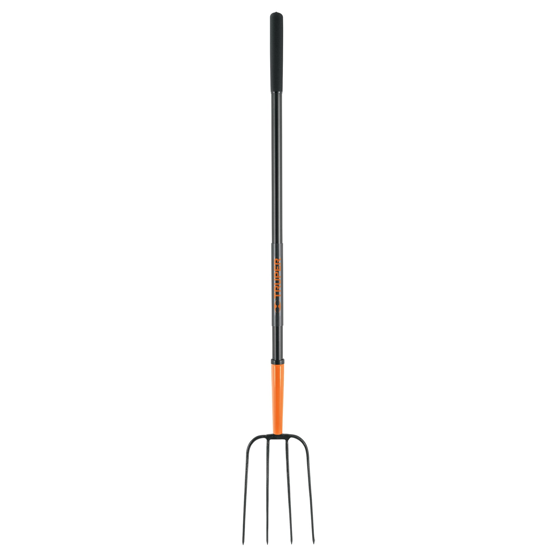 BIELDO PARA PAJA, 4 DIENTES, MANGO DE ACERO 48', TRUPER