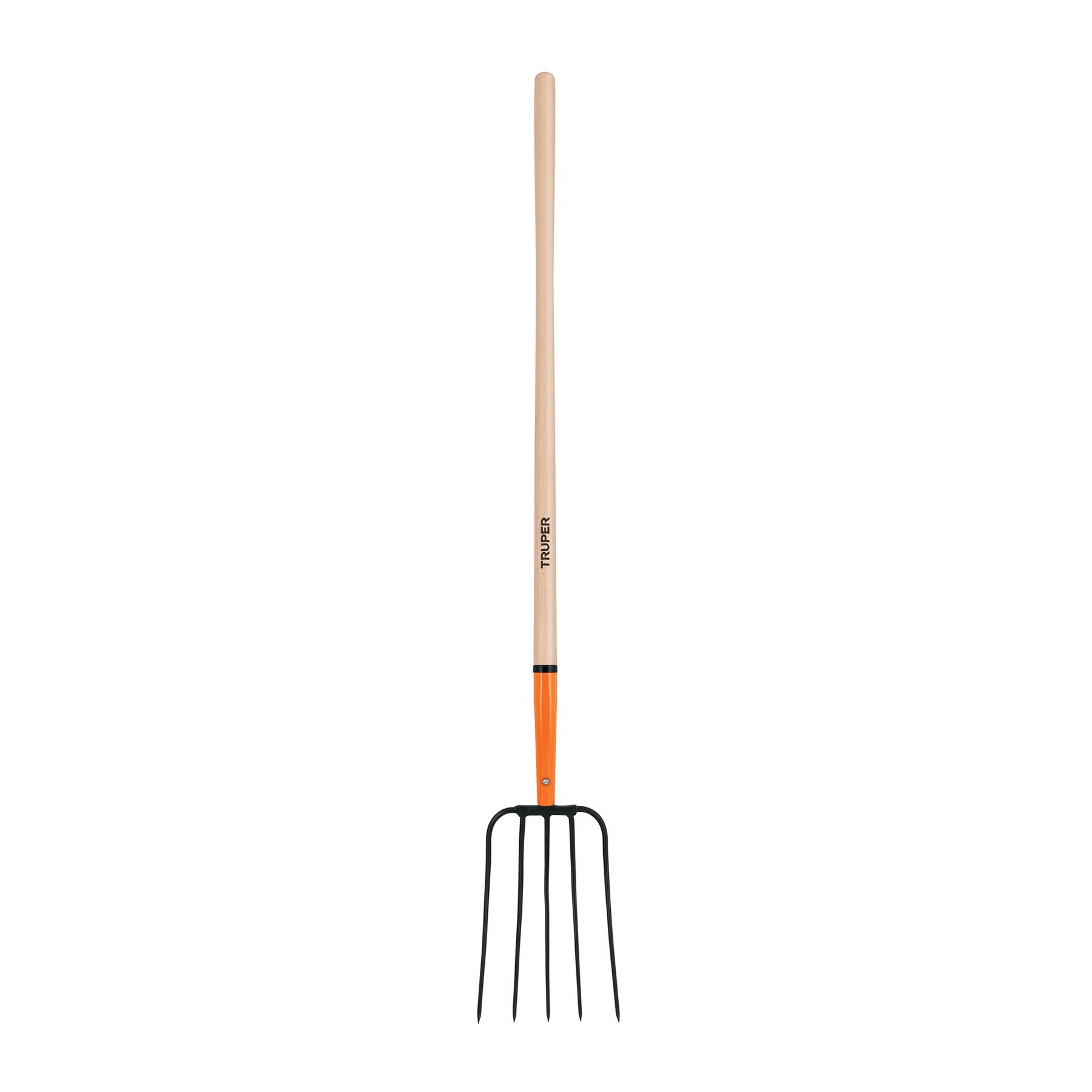 BIELDO PARA PAJA, 5 DIENTES, MANGO 48', TRUPER