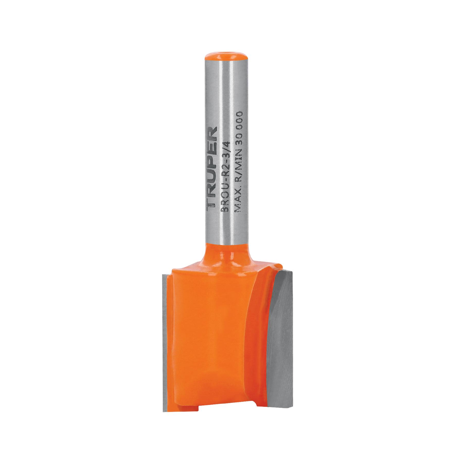 BROCA PARA ROUTER, RECTA 2 FILOS, 3/4', TRUPER