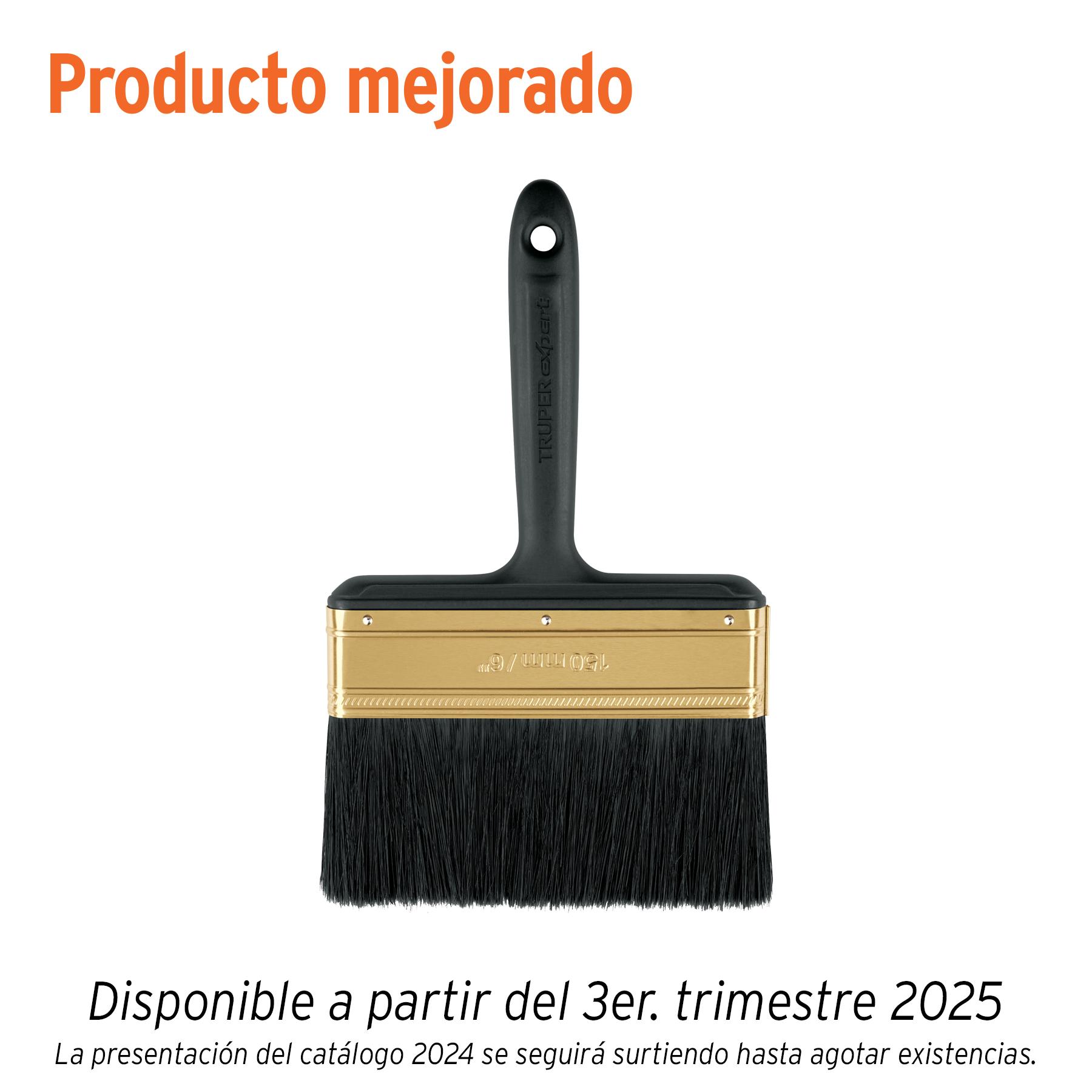 BROCHA PROFESIONAL DE 6' MANGO DE PLÁSTICO, TRUPER EXPERT
