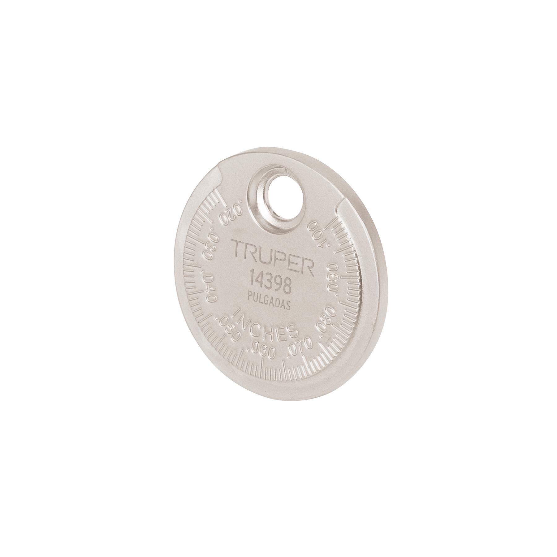 CALIBRADOR REDONDO PARA BUJÍAS, TRUPER