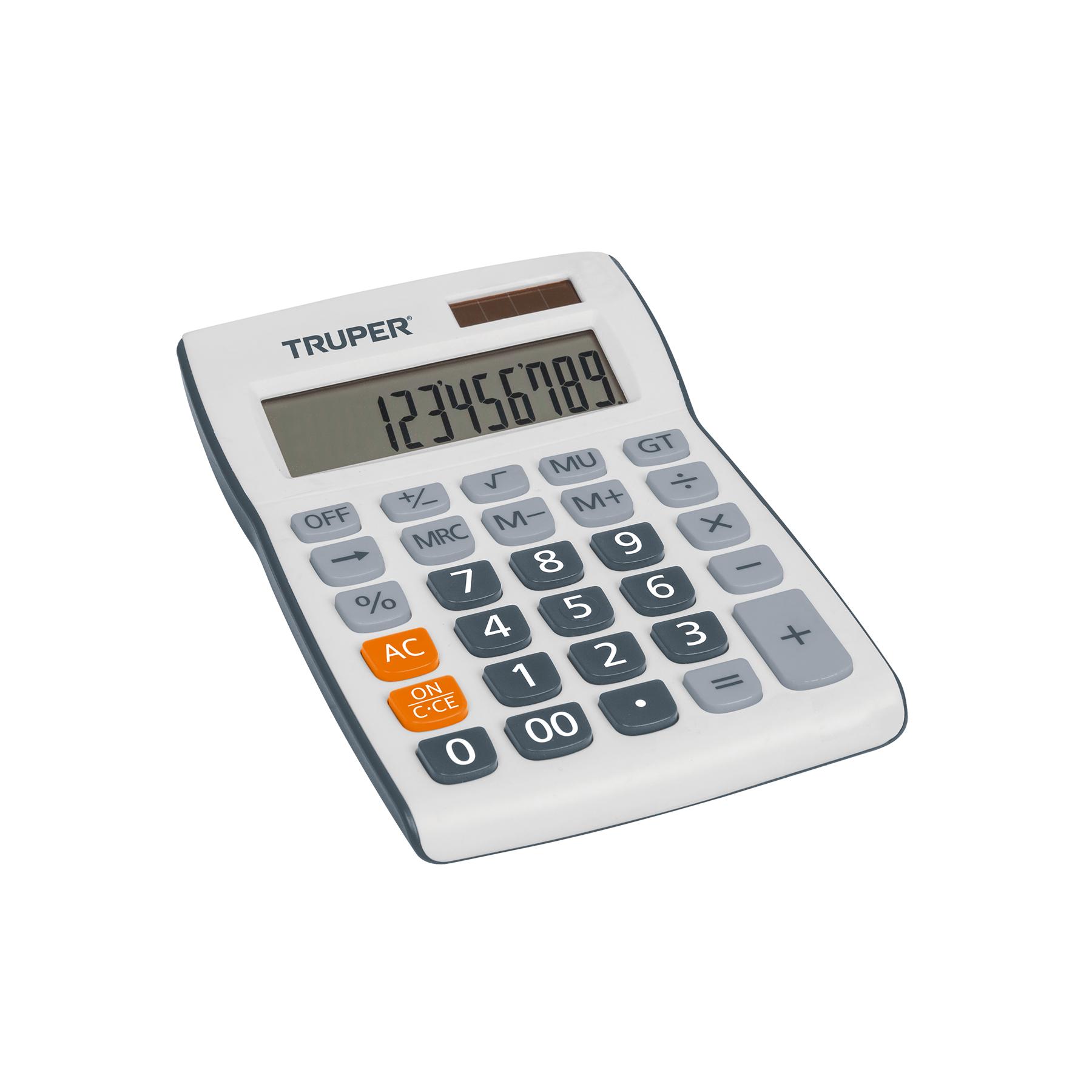CALCULADORA DE ESCRITORIO 19 CM, TRUPER