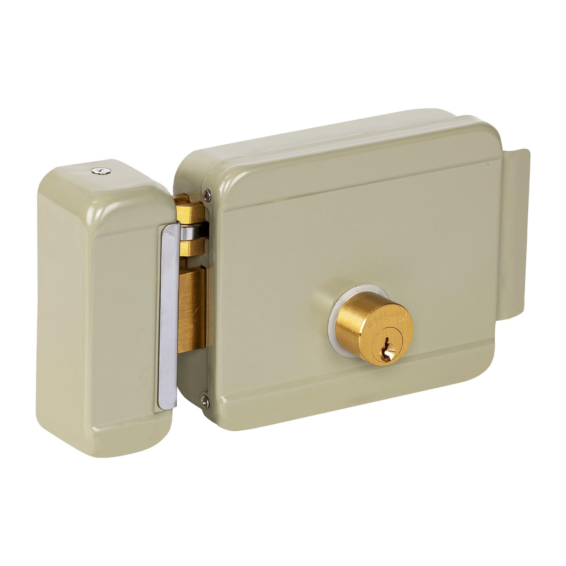 CERRADURA ELECTROMECÁNICA SIN BOTÓN, IZQUIERDA, HERMEX