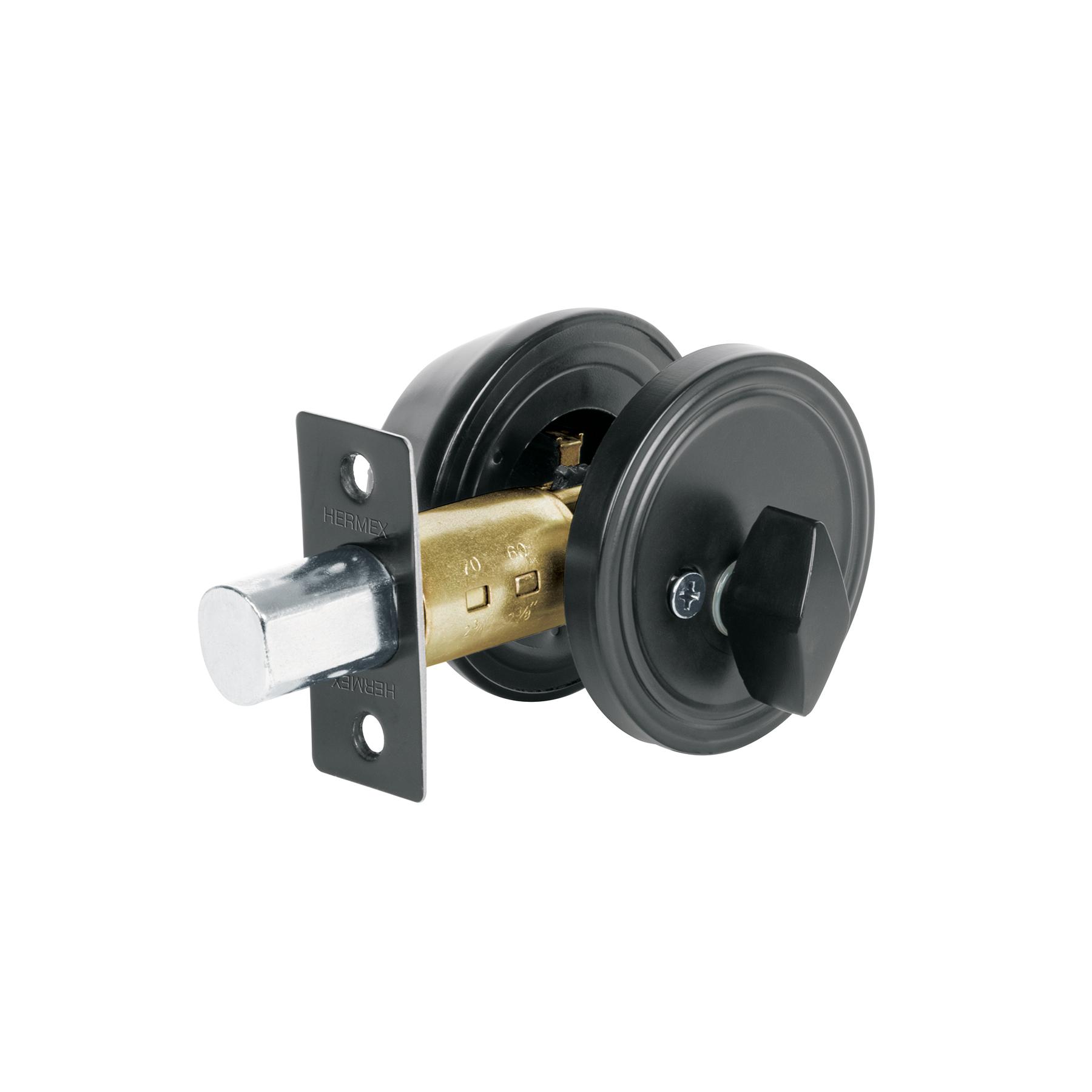 CERROJO LLAVE-MARIPOSA ACABADO NEGRO, LLAVE TRADICIONAL