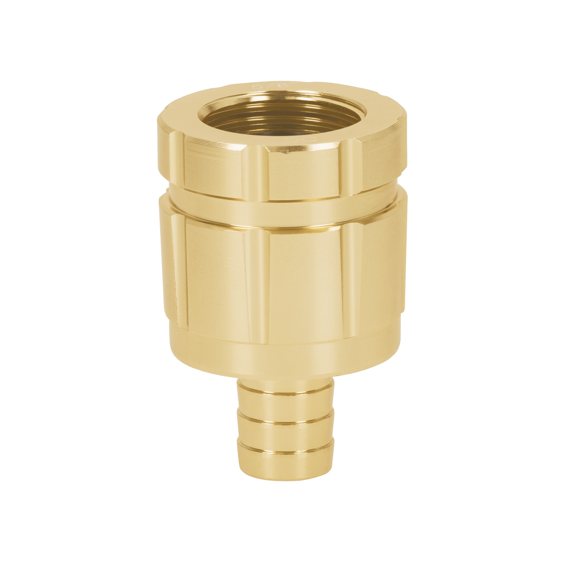 CONECTOR 5/8' HEMBRA ROBUSTO DE ALUMINIO, TRUPER