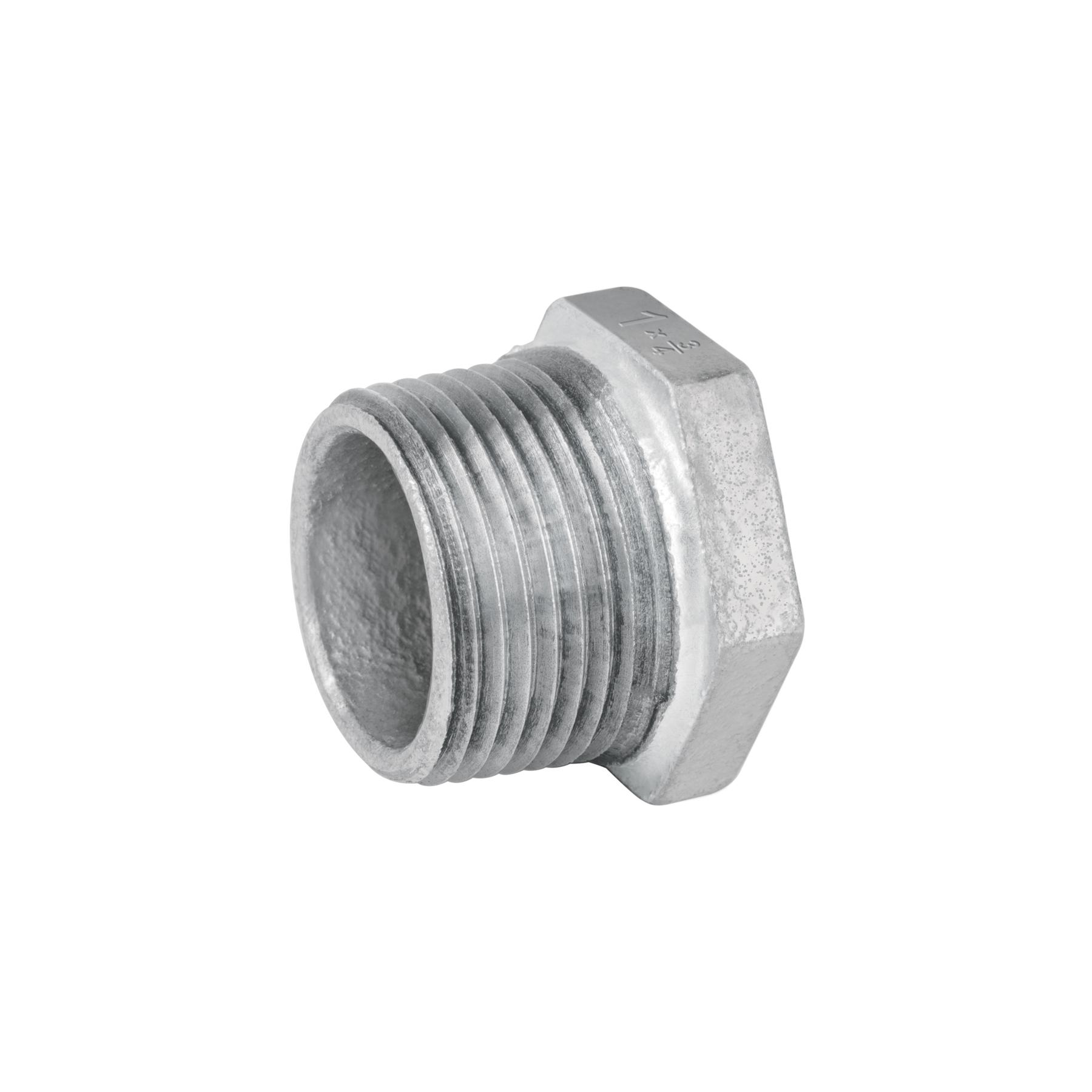 REDUCCIÓN BUSHING ACERO GALVANIZADO 1'X 3/4', FOSET