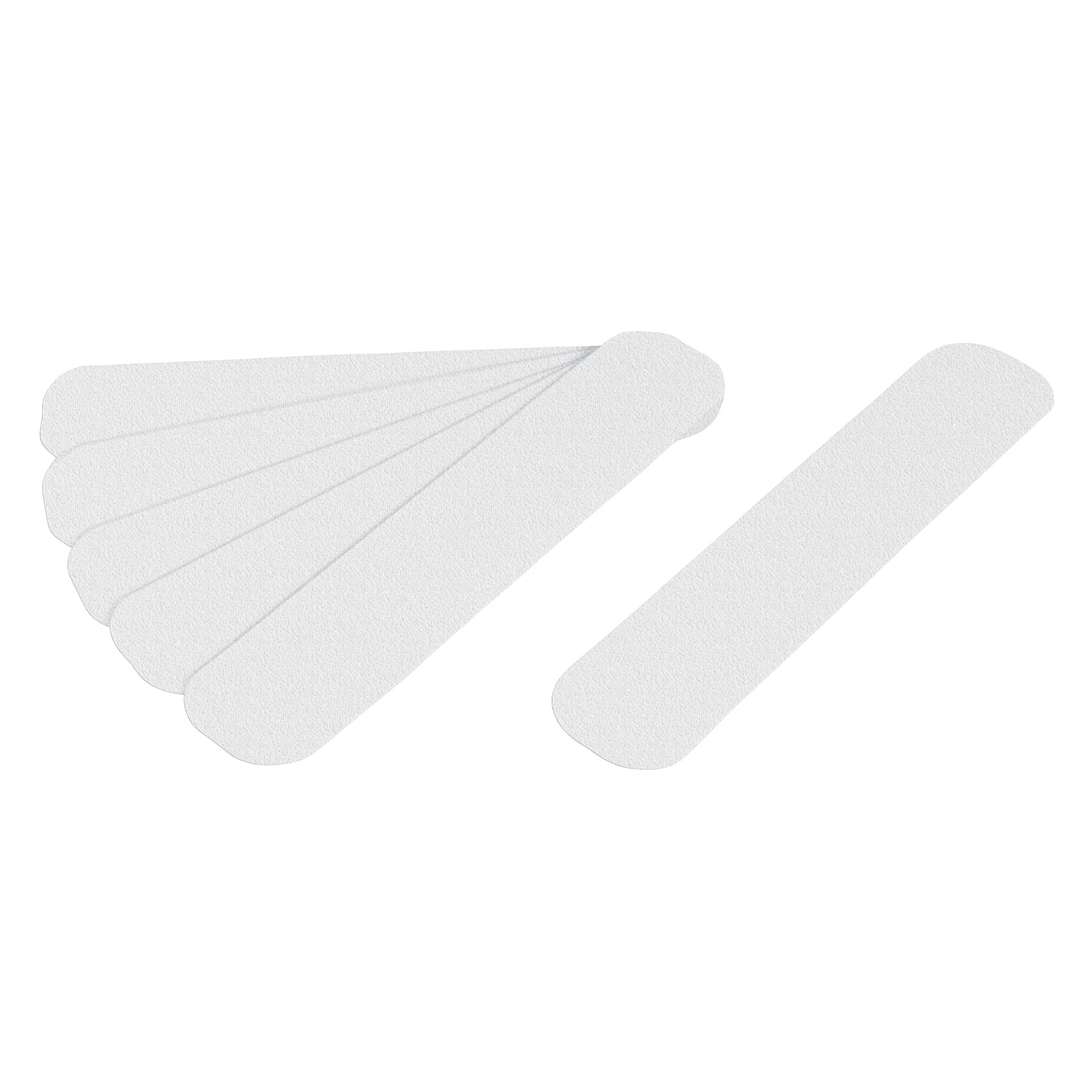 TARJETA 6 TIRAS 23CM ANTIDERRAPANTES TRANS. 50MM ÁREA HÚMEDA