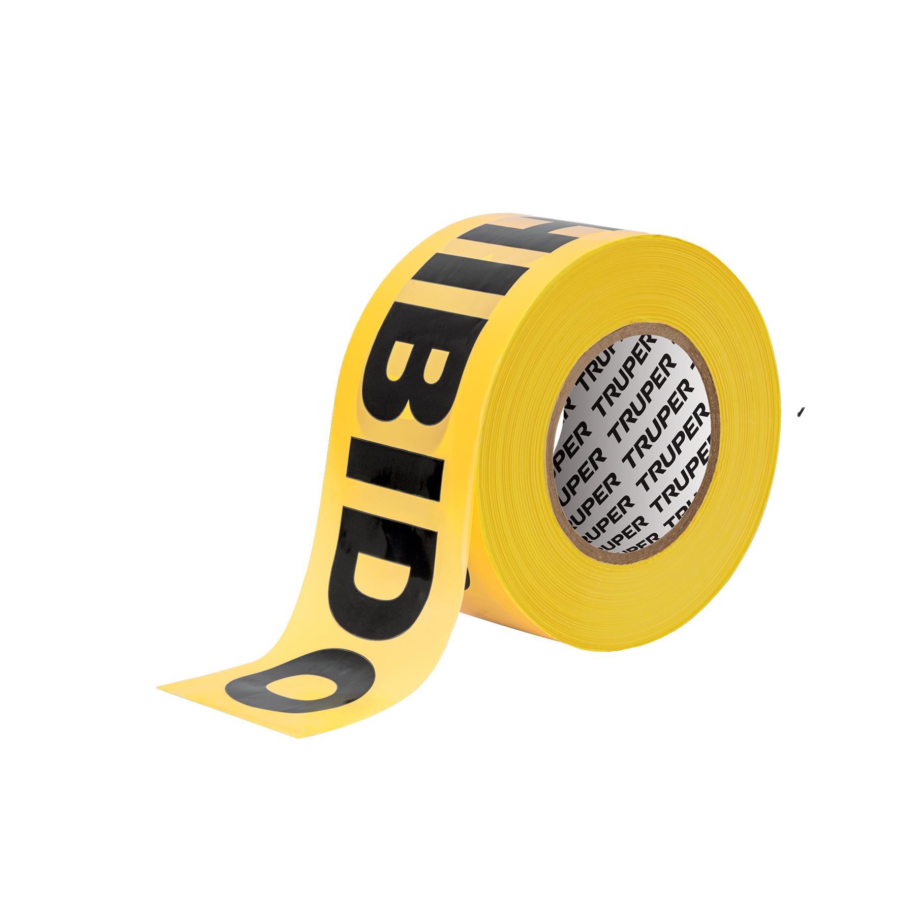 ROLLO DE 305 M DE CINTA DELIMITADORA 'PROHIBIDO', TRUPER