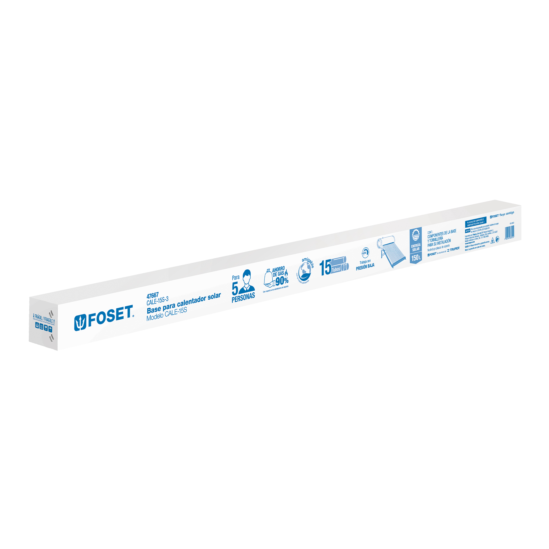 CAJA DE EMPAQUE DE REPUESTO PARA BASE CALE-15S, FOSET