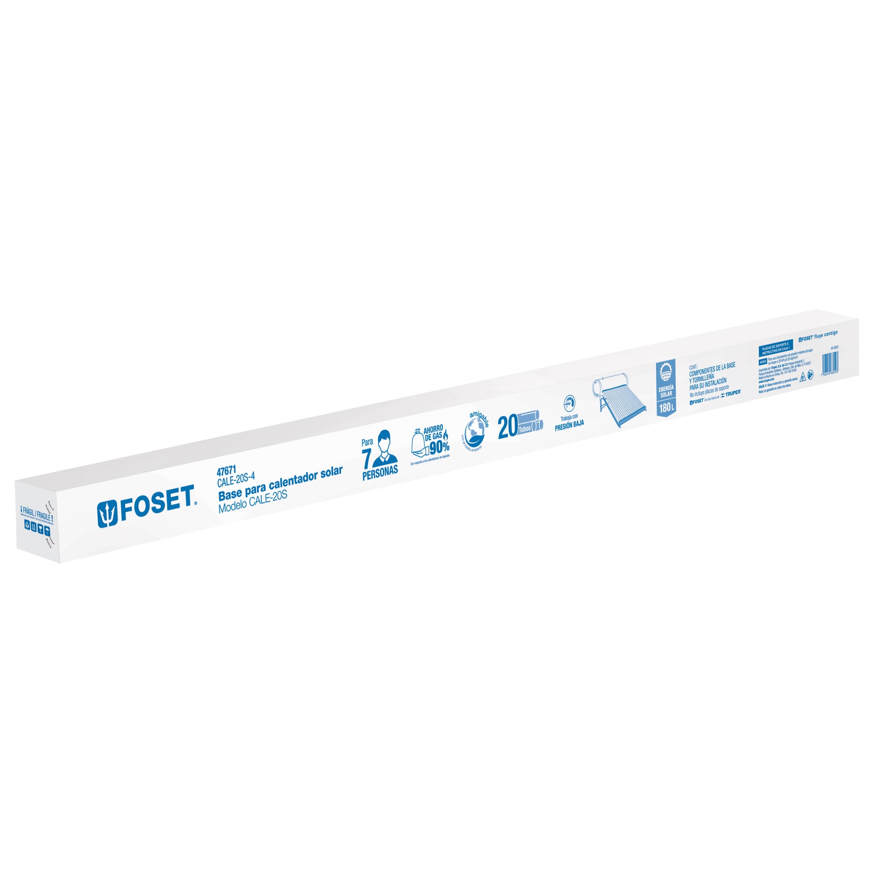 CAJA DE EMPAQUE DE REPUESTO PARA BASE CALE-20S, FOSET