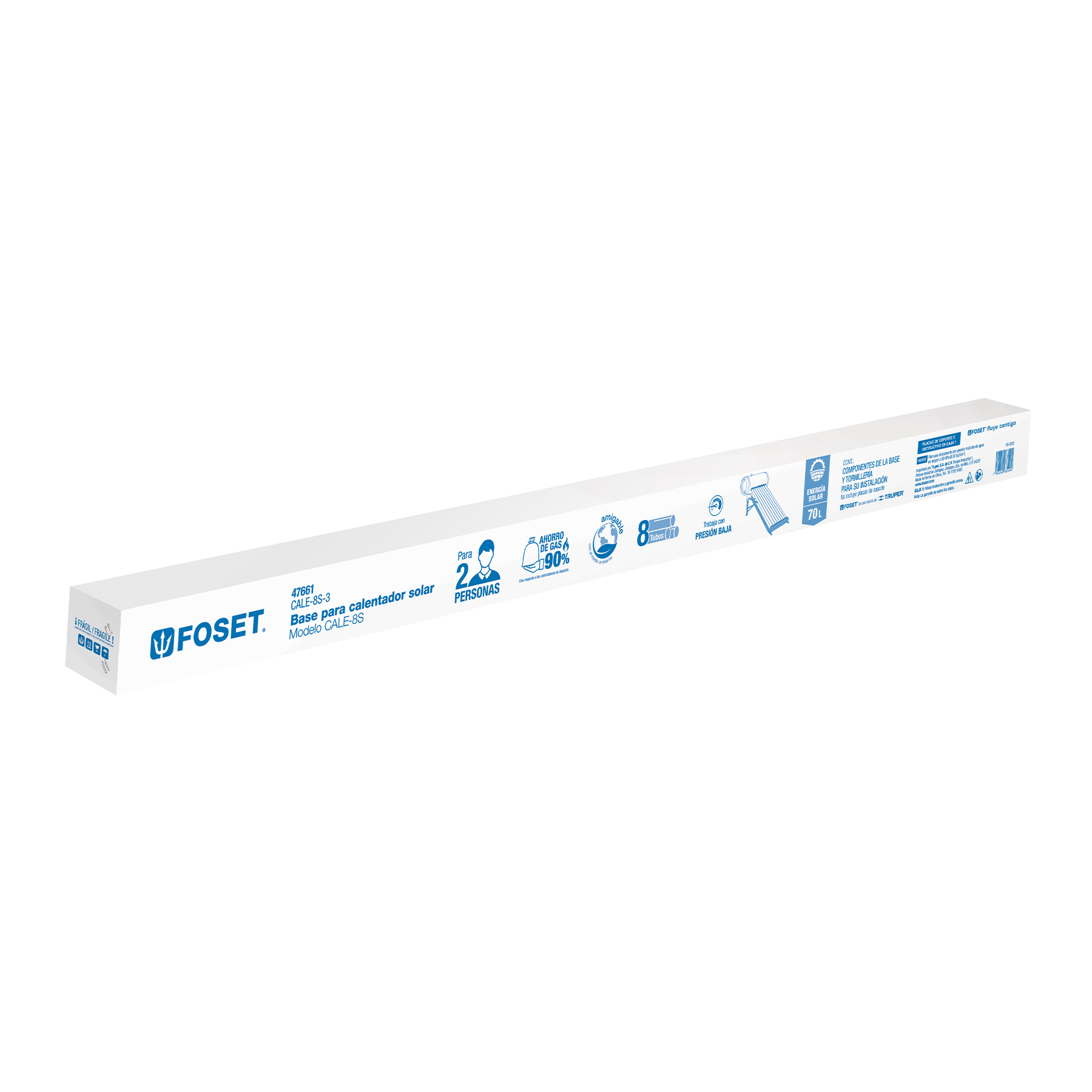 CAJA DE EMPAQUE DE REPUESTO PARA BASE CALE-8S, FOSET
