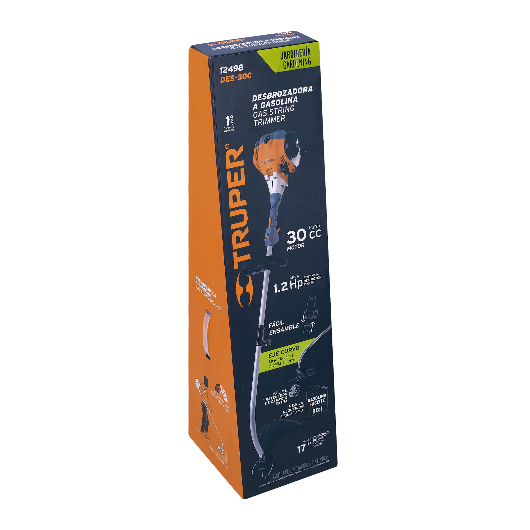 CAJA DE EMPAQUE DE REPUESTO PARA DES-30C, TRUPER