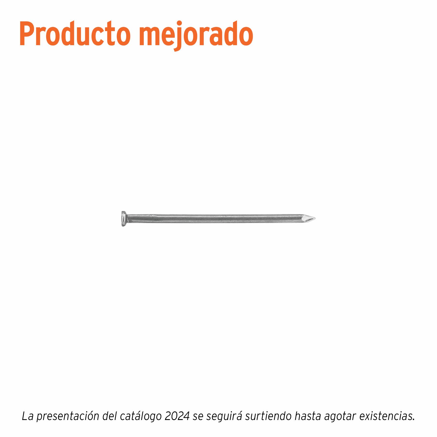 KILO DE CLAVO ESTÁNDAR 2-1/2' CON CABEZA EN CAJA DE 25 KG