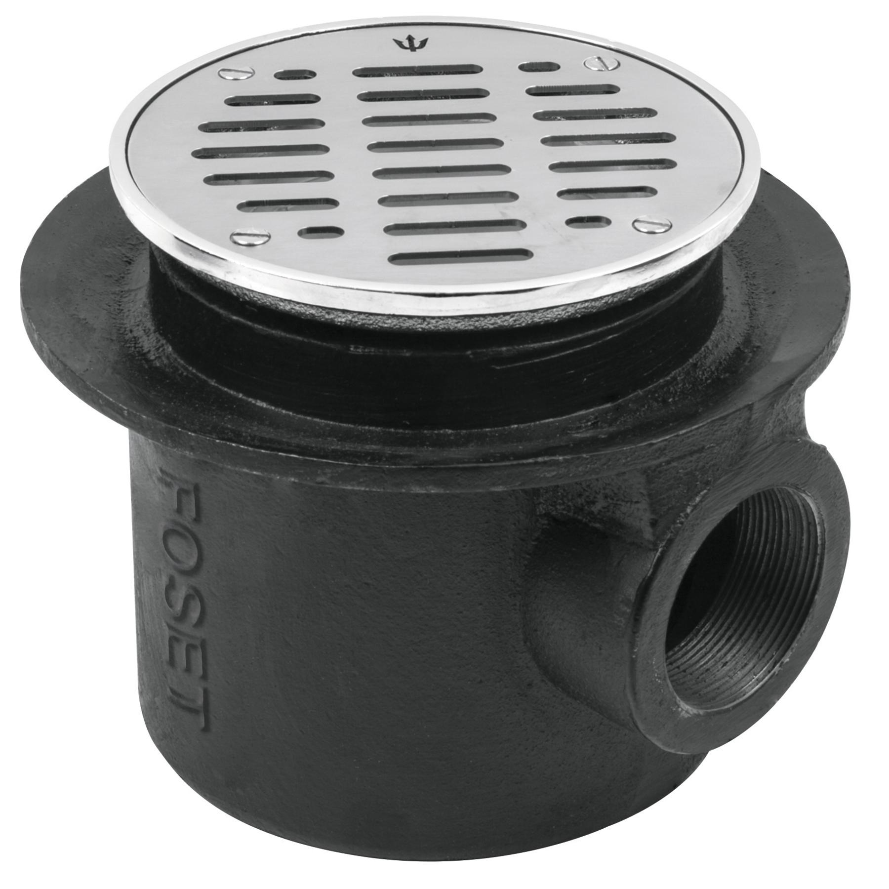 COLADERA BAÑO, BOCA CON REJILLA REDONDA