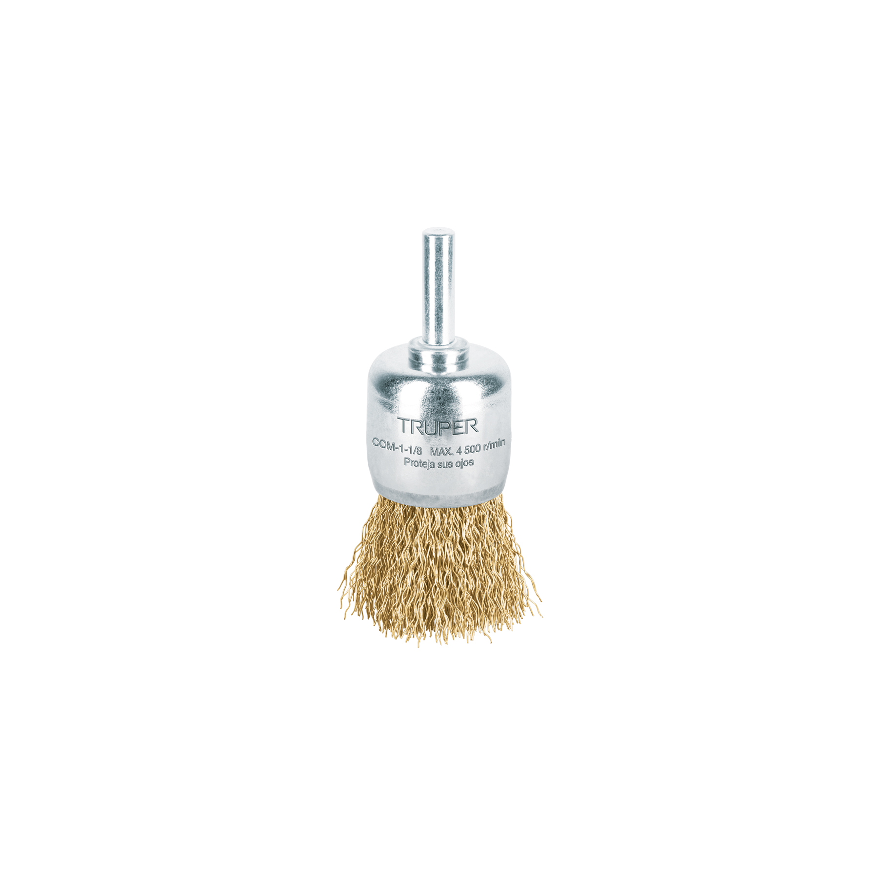 CARDA DE COPA 1-1/8' ALAMBRE GRUESO PARA TALADRO, TRUPER