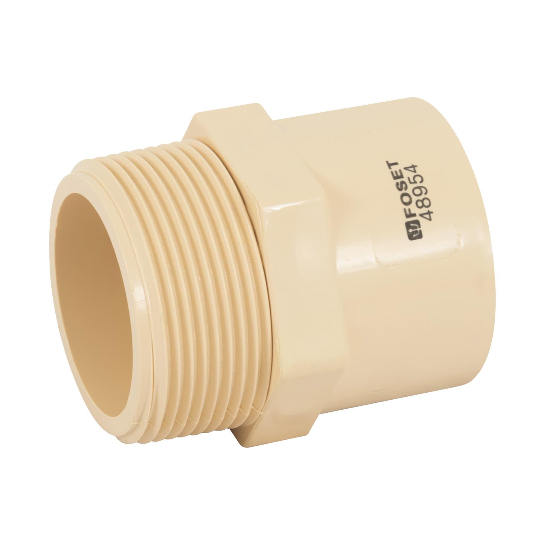 CONECTOR MACHO CPVC 1-1/2', FOSET