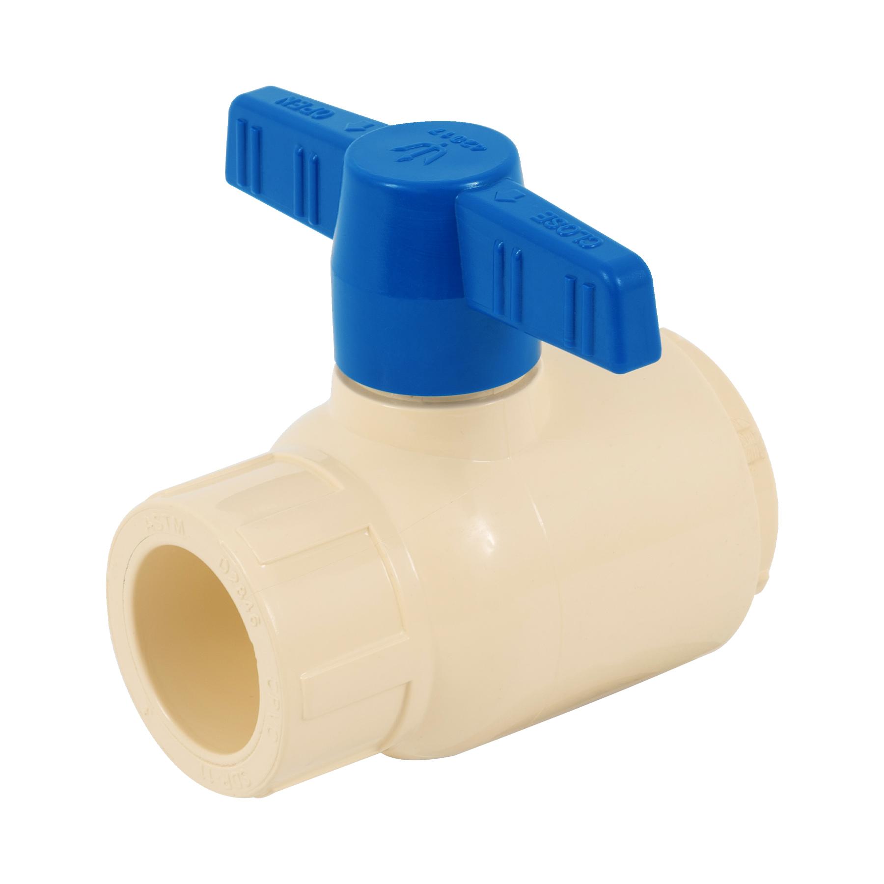 VÁLVULA DE ESFERA DESMONTABLE DE CPVC 1', FOSET