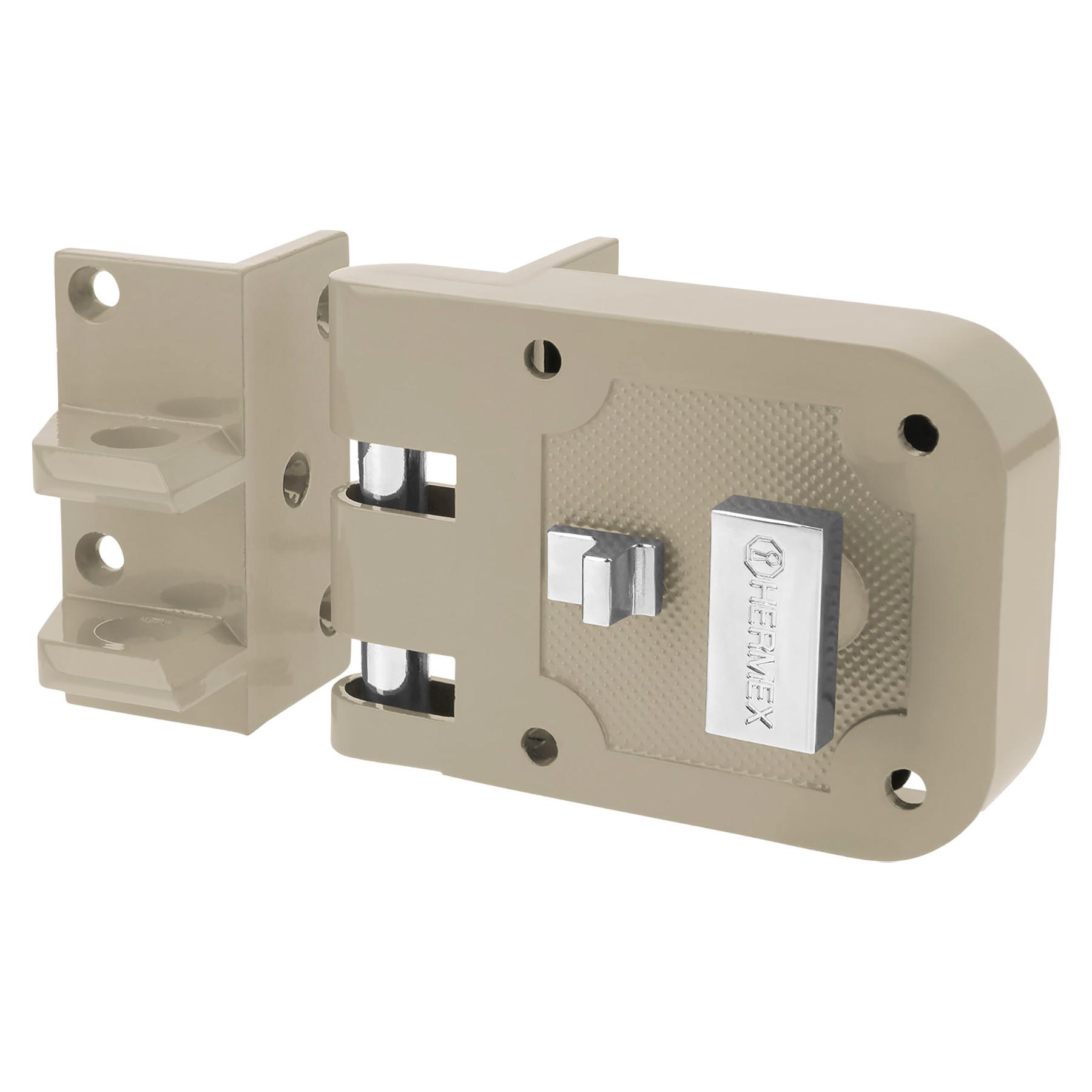 CERRADURA SOBREPONER, PUERTA CORREDIZA, MARIPOSA, IZQUIERDA