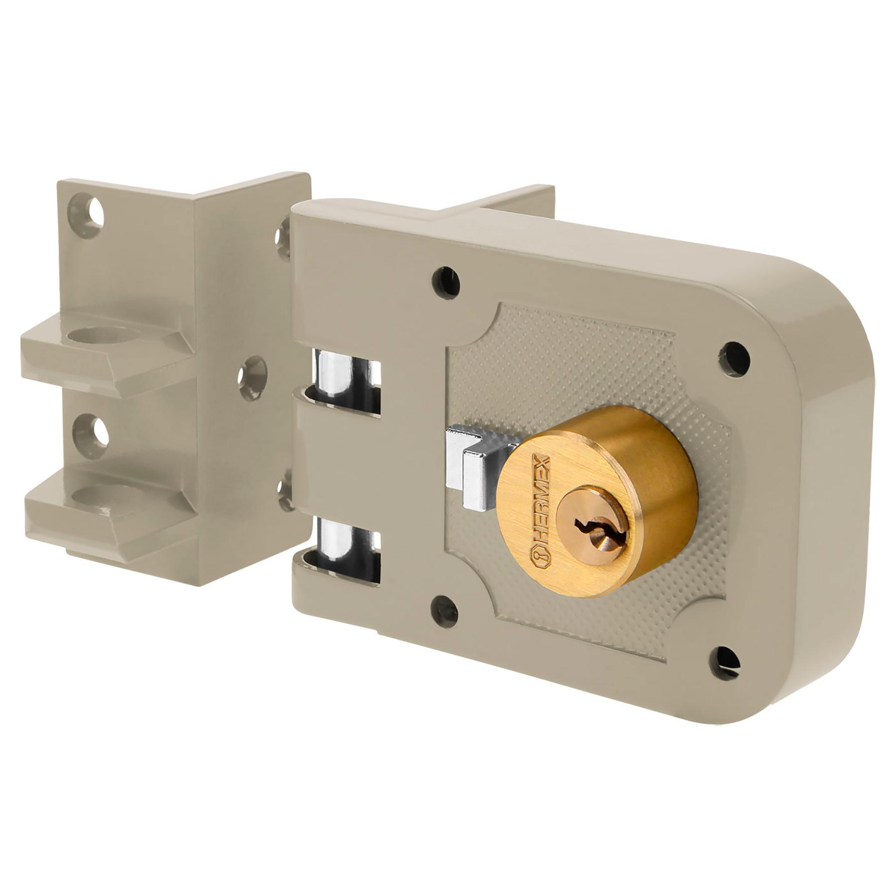 CERRADURA SOBREPONER, PUERTA CORREDIZA, CLÁSICA, IZQUIERDA