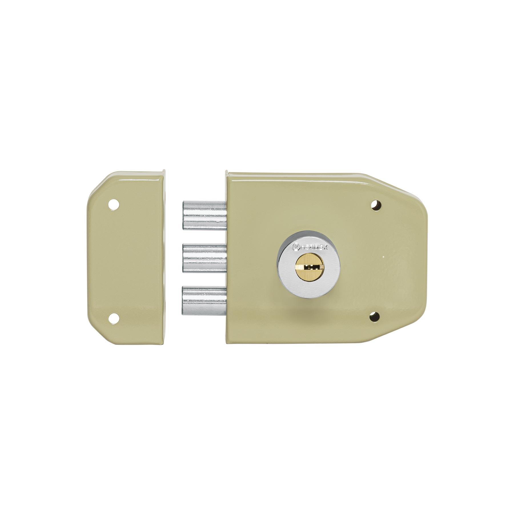 CERRADURA DE SOBREPONER 3 BARRAS INSTALA-FÁCIL, LLAVE PUNTOS