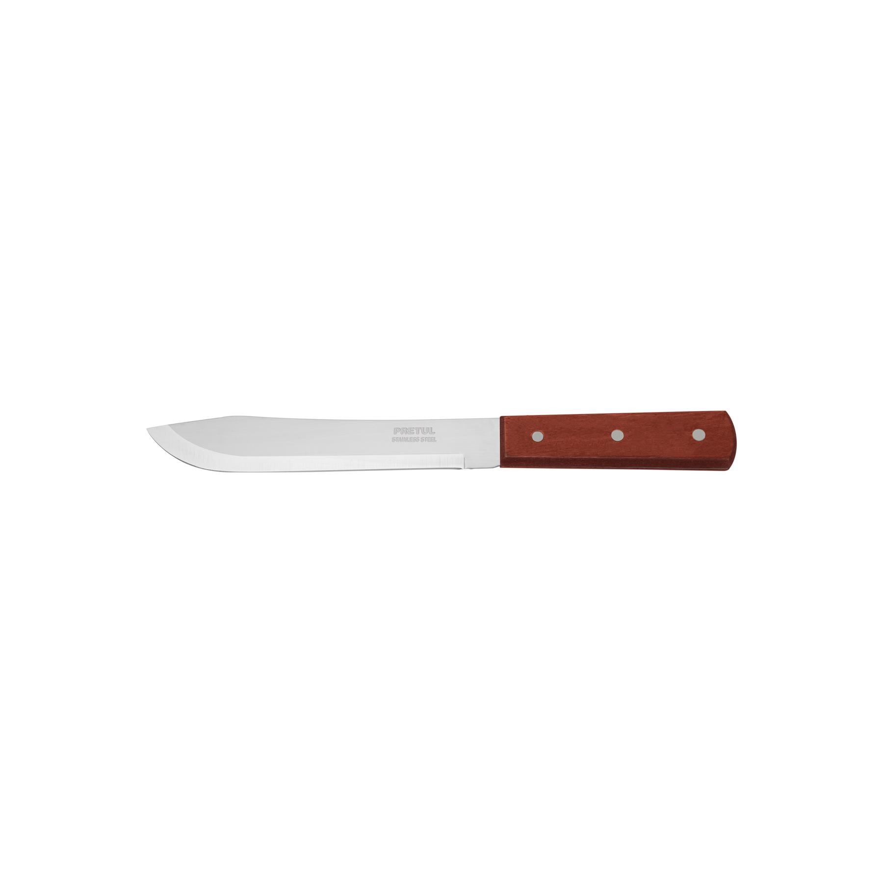 CUCHILLO CEBOLLERO 7' MANGO DE MADERA, PRETUL
