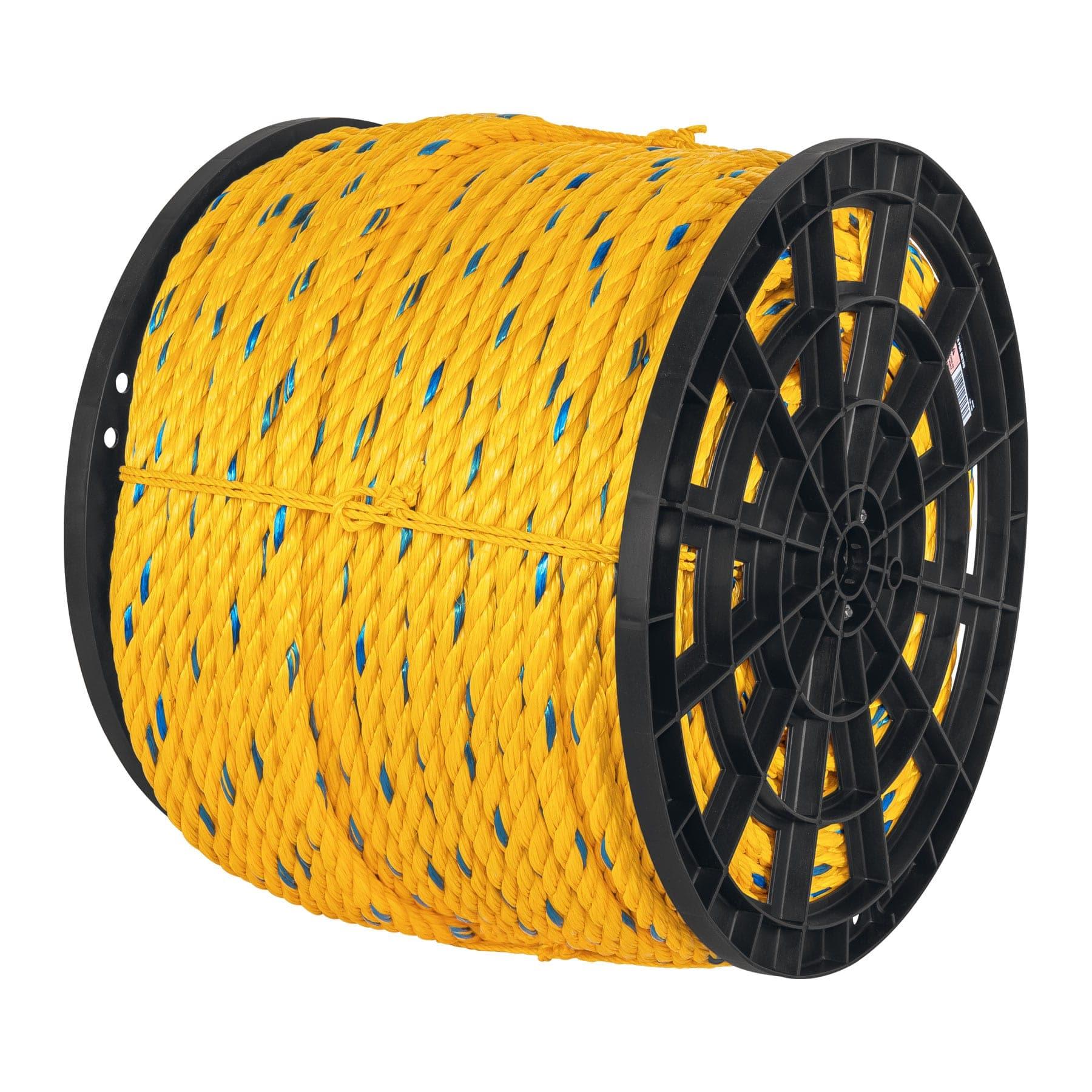 METRO DE CUERDA AMARILLA DE 19 MM EN ROLLO DE 198 M, FIERO