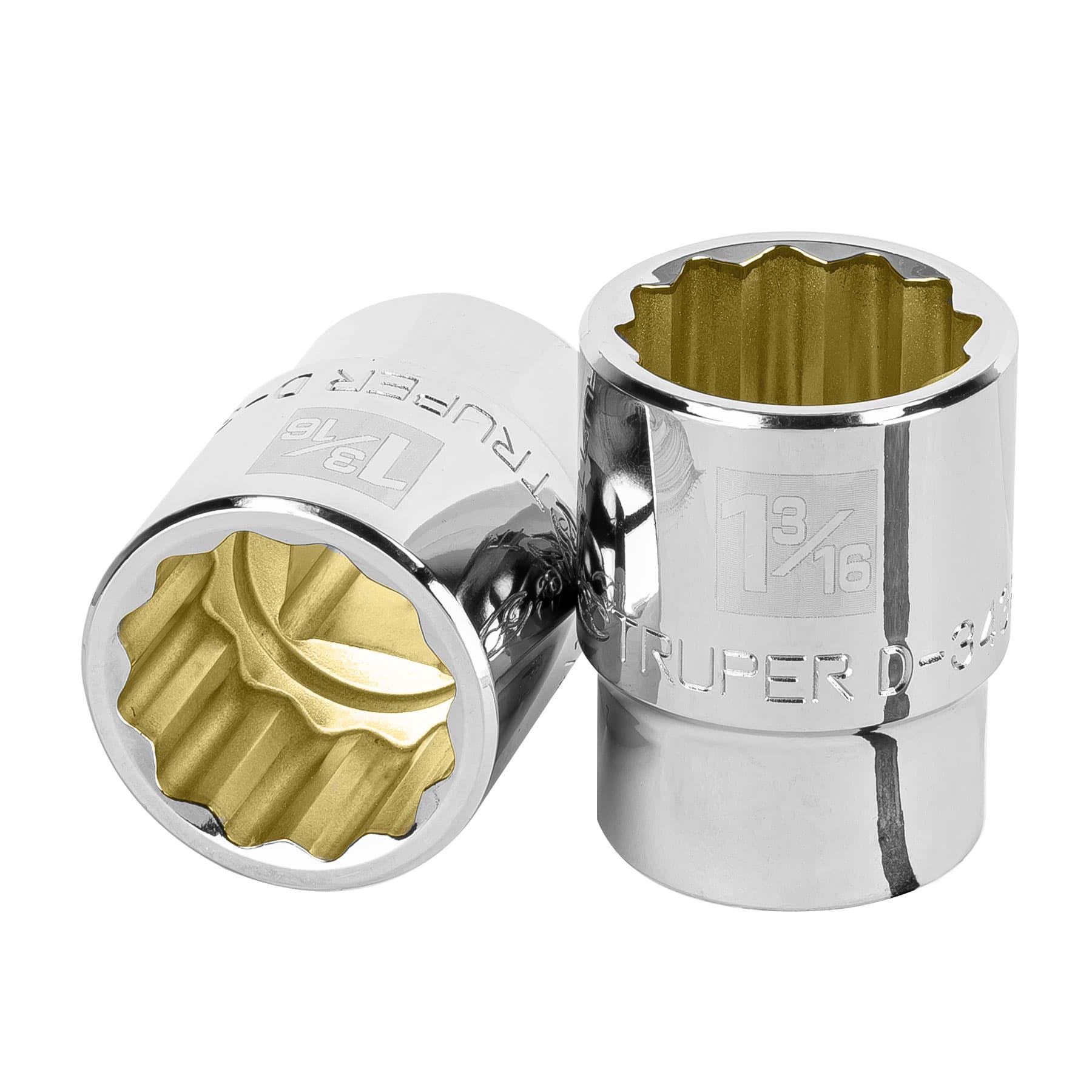 DADO DE 1-3/16', 12 PUNTAS, CUADRO 3/4', TRUPER