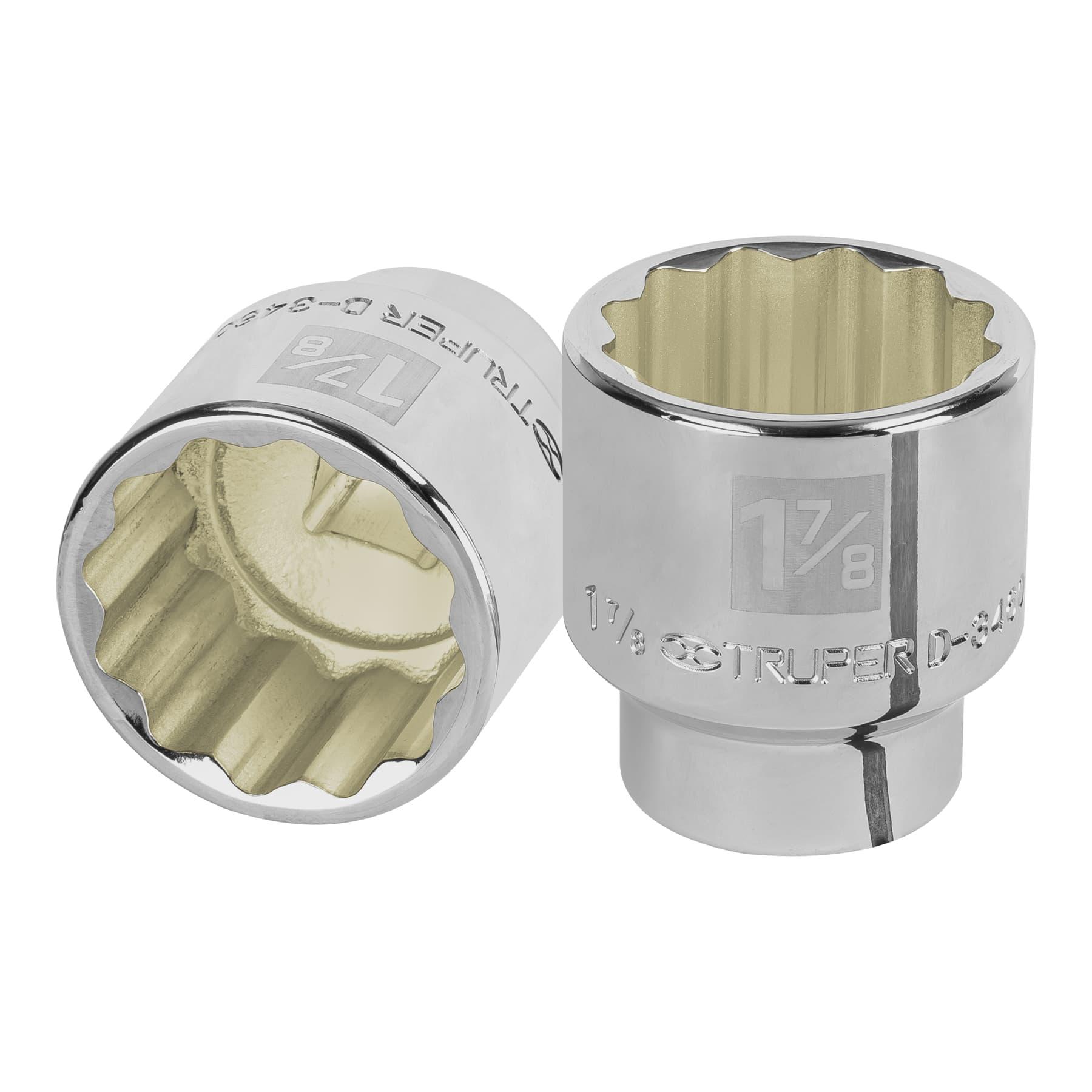 DADO DE 1-7/8', 12 PUNTAS, CUADRO 3/4', TRUPER