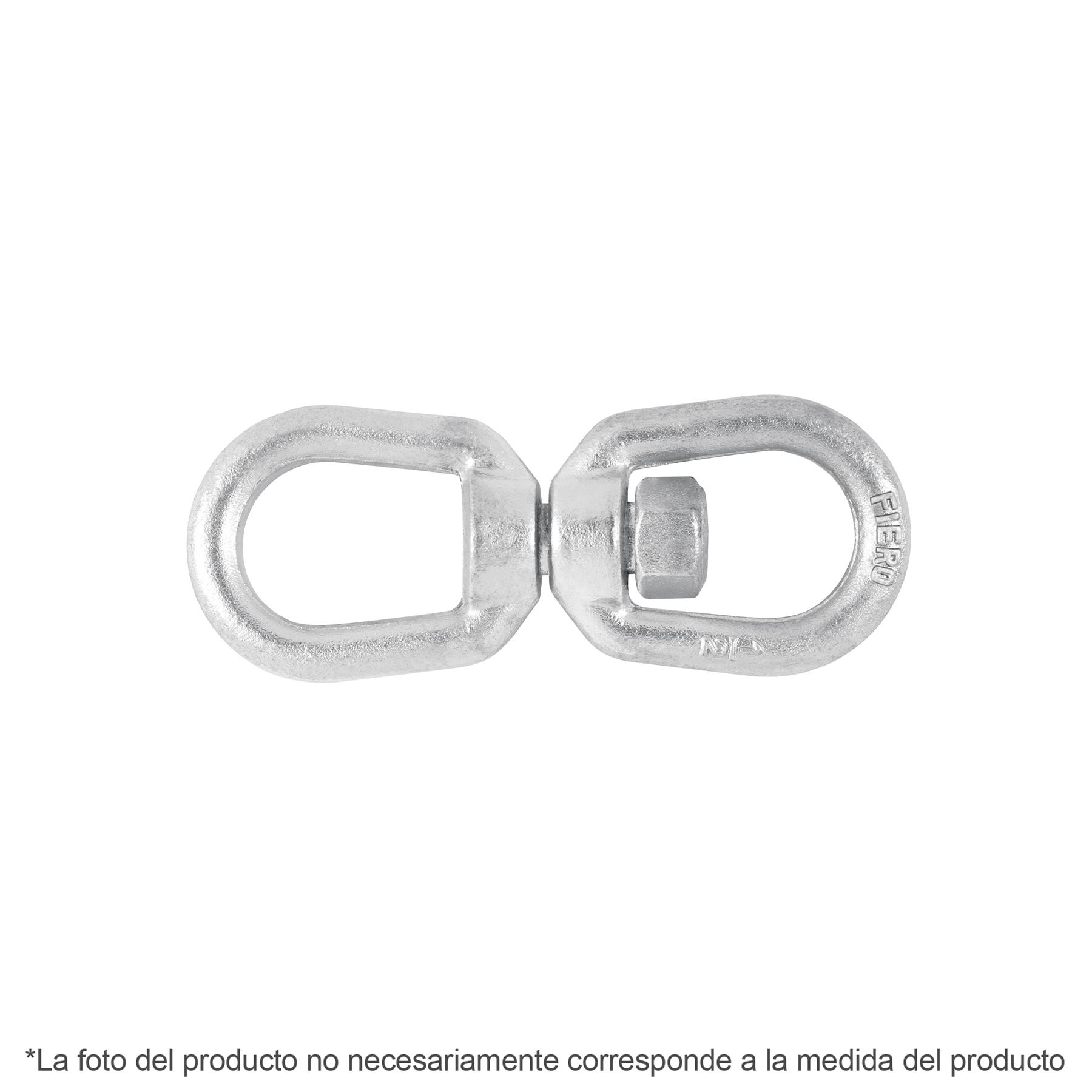 DESTORCEDOR FORJADO DE 1/4' PARA CABLE, FIERO