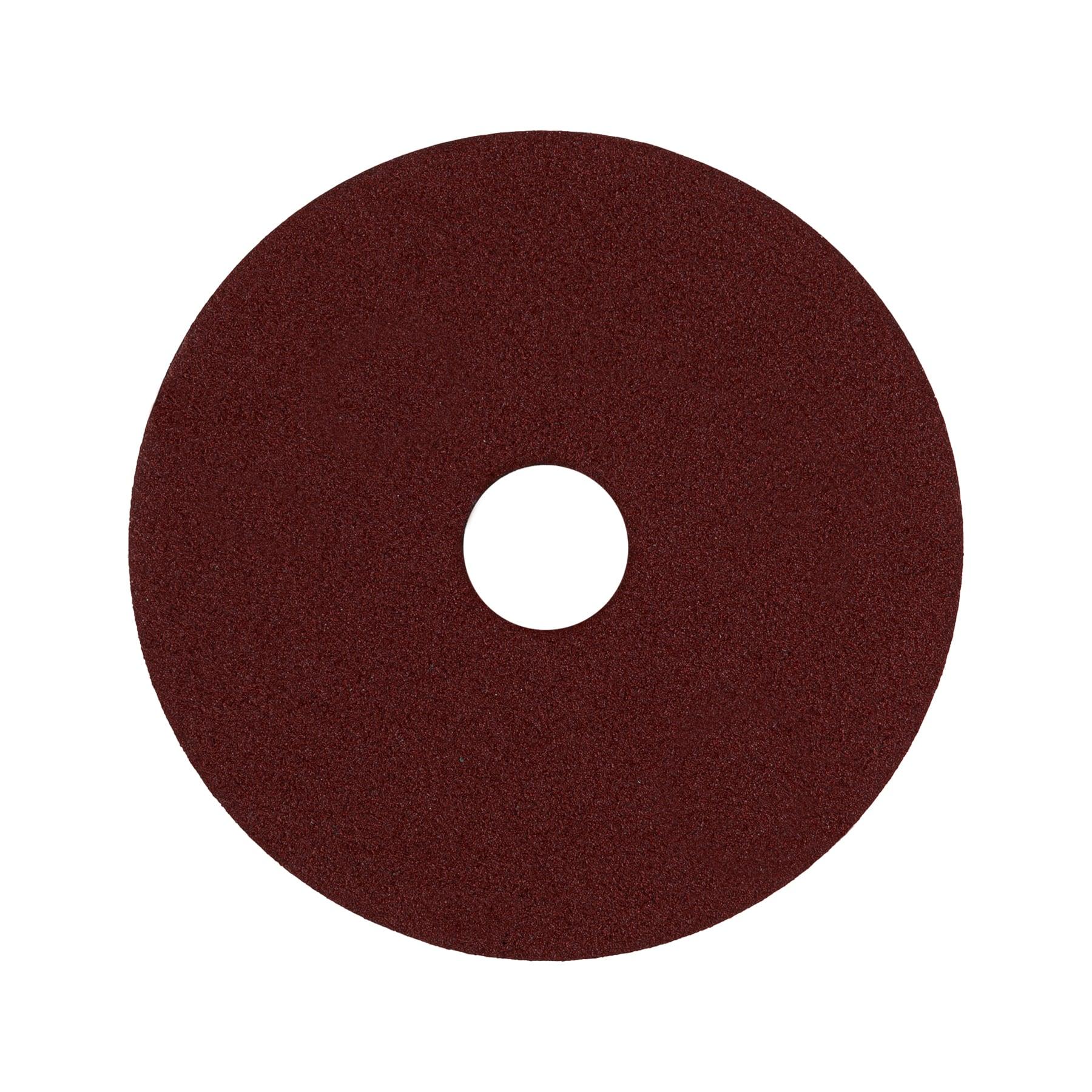 DISCO DE LIJA 4-1/2' CON RESPALDO DE FIBRA, GRANO 80, TRUPER