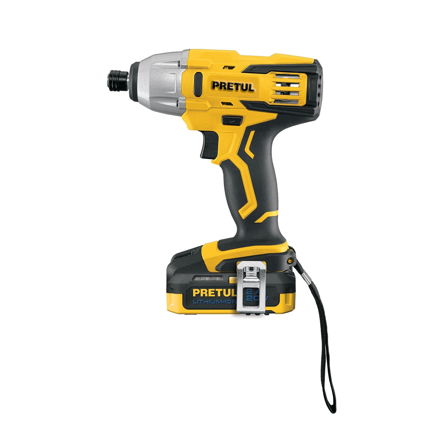 "DESTORNILLADOR DE IMPACTO INALÁMBRICO 1/4"", 20 V"