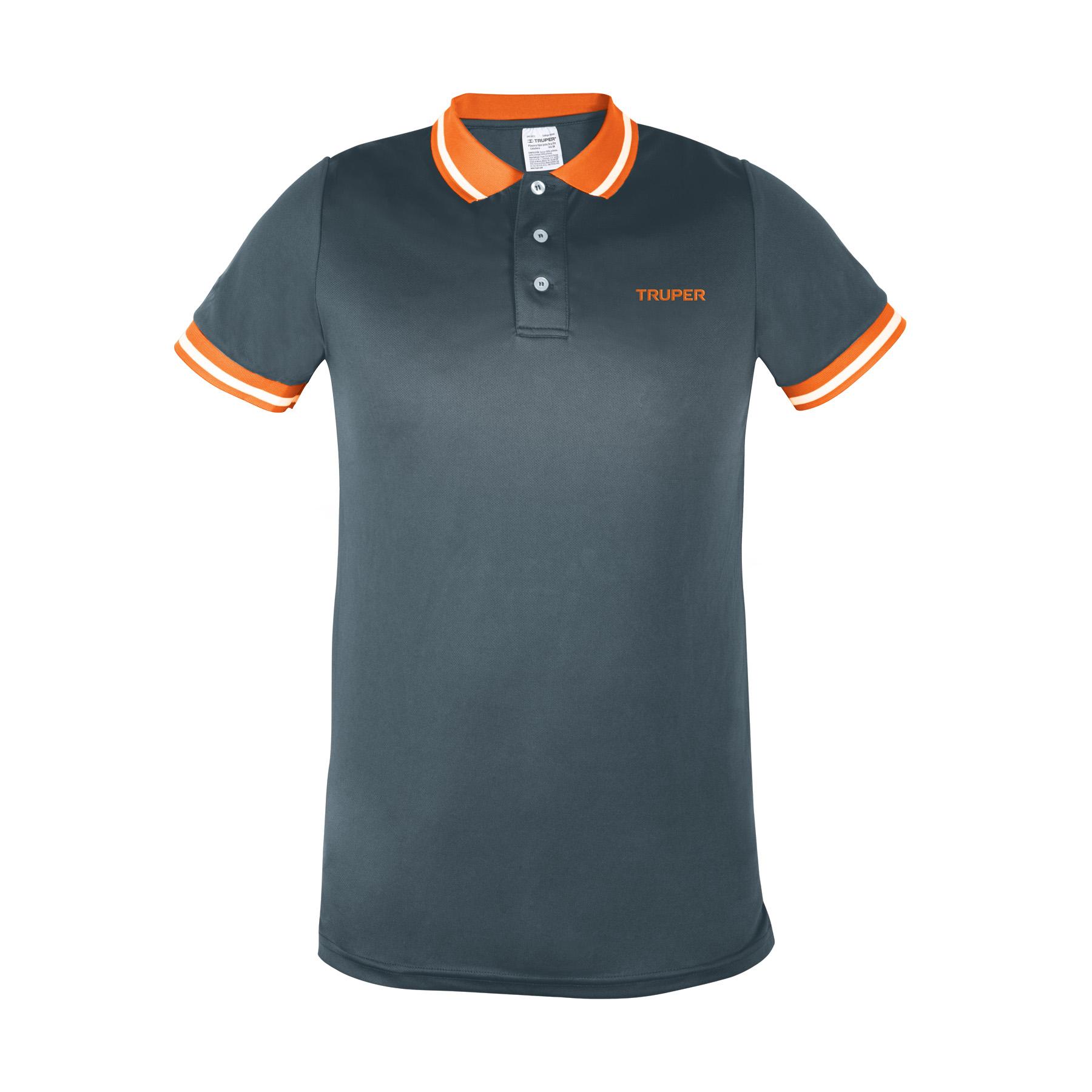 PLAYERA POLO PERFORMANCE GRIS, PARA CABALLERO, TALLA EEG
