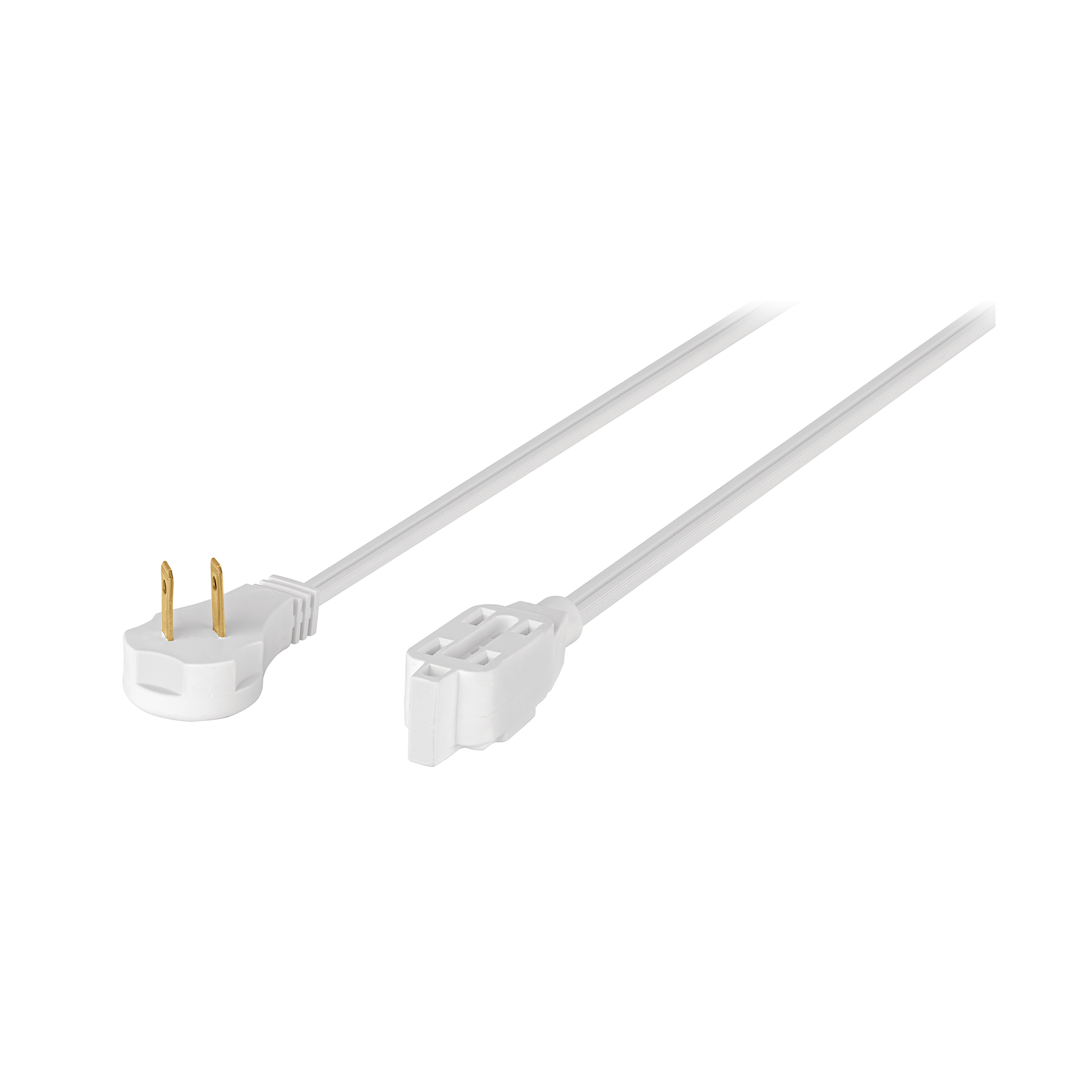 EXTENSIÓN ELÉCTRICA DOMÉSTICA 10 M BLANCA CON CLAVIJA PLANA
