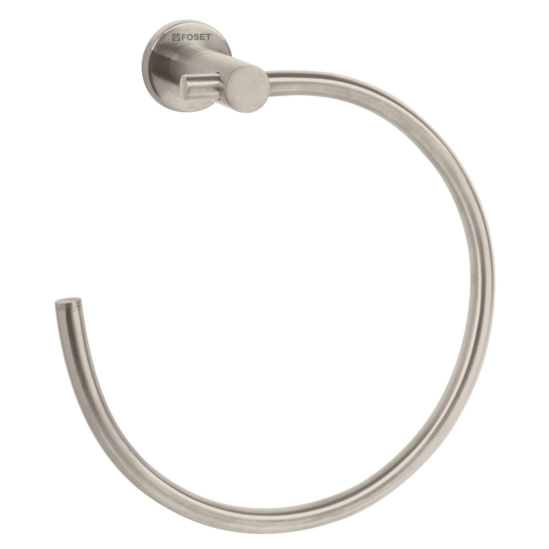 TOALLERO METÁLICO DE ARGOLLA ACABADO SATÍN, FOSET ELEMENT