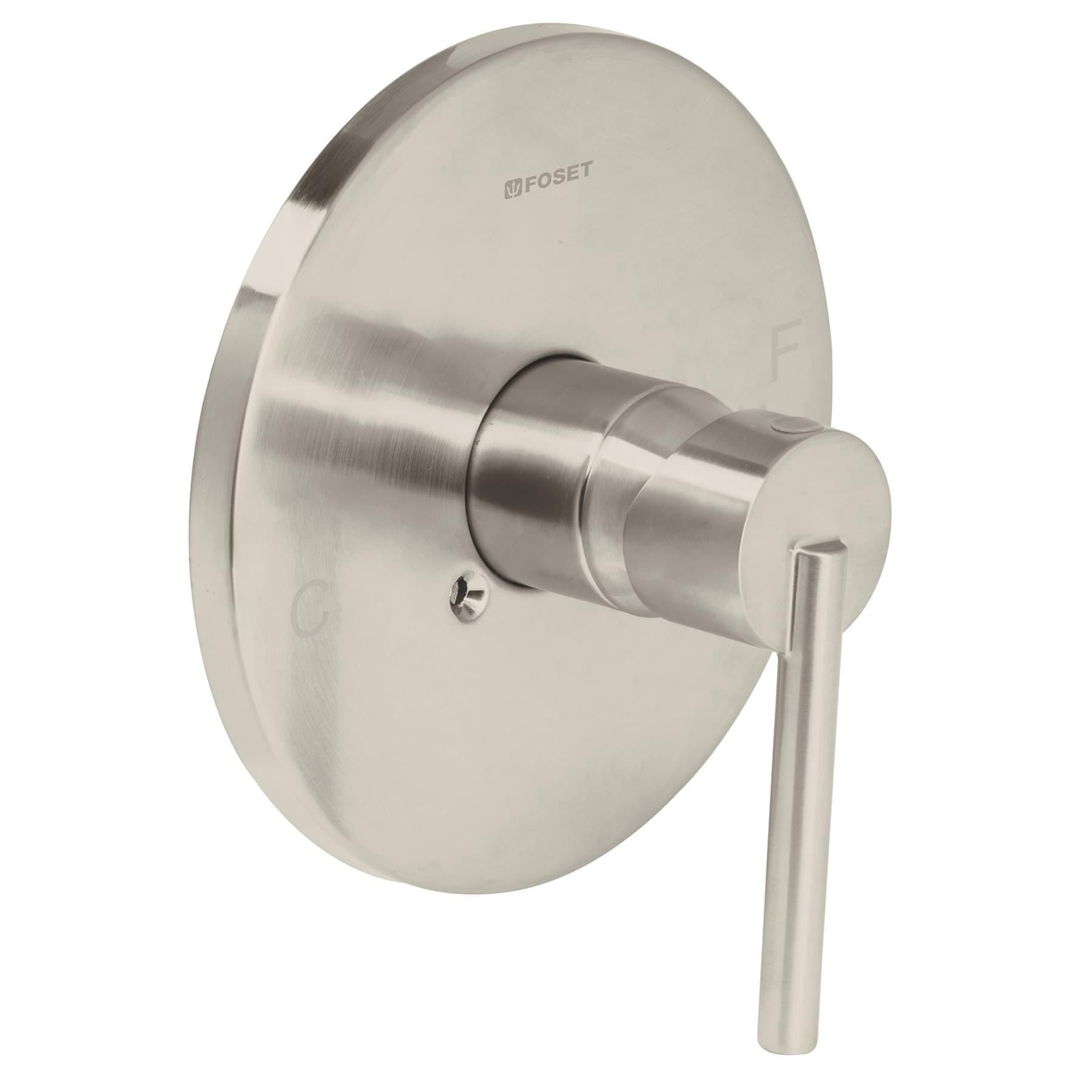 MONOMANDO SATÍN PARA REGADERA SIN DESVIADOR, FOSET