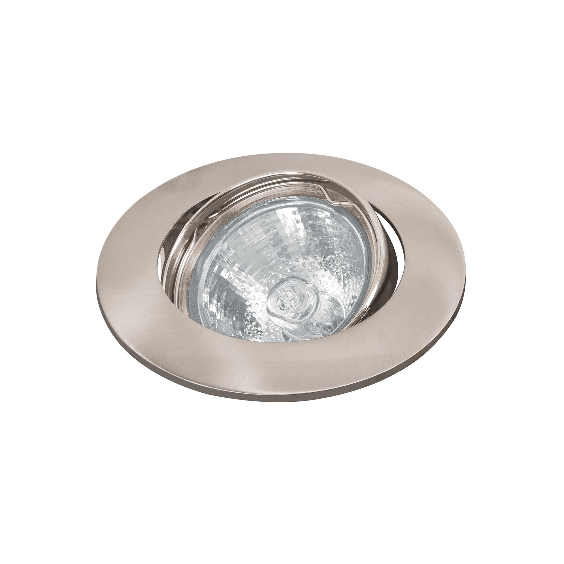 LUMINARIO REDONDO SATÍN SPOT DIRIGIBLE, LÁMPARA NO INCLUIDA