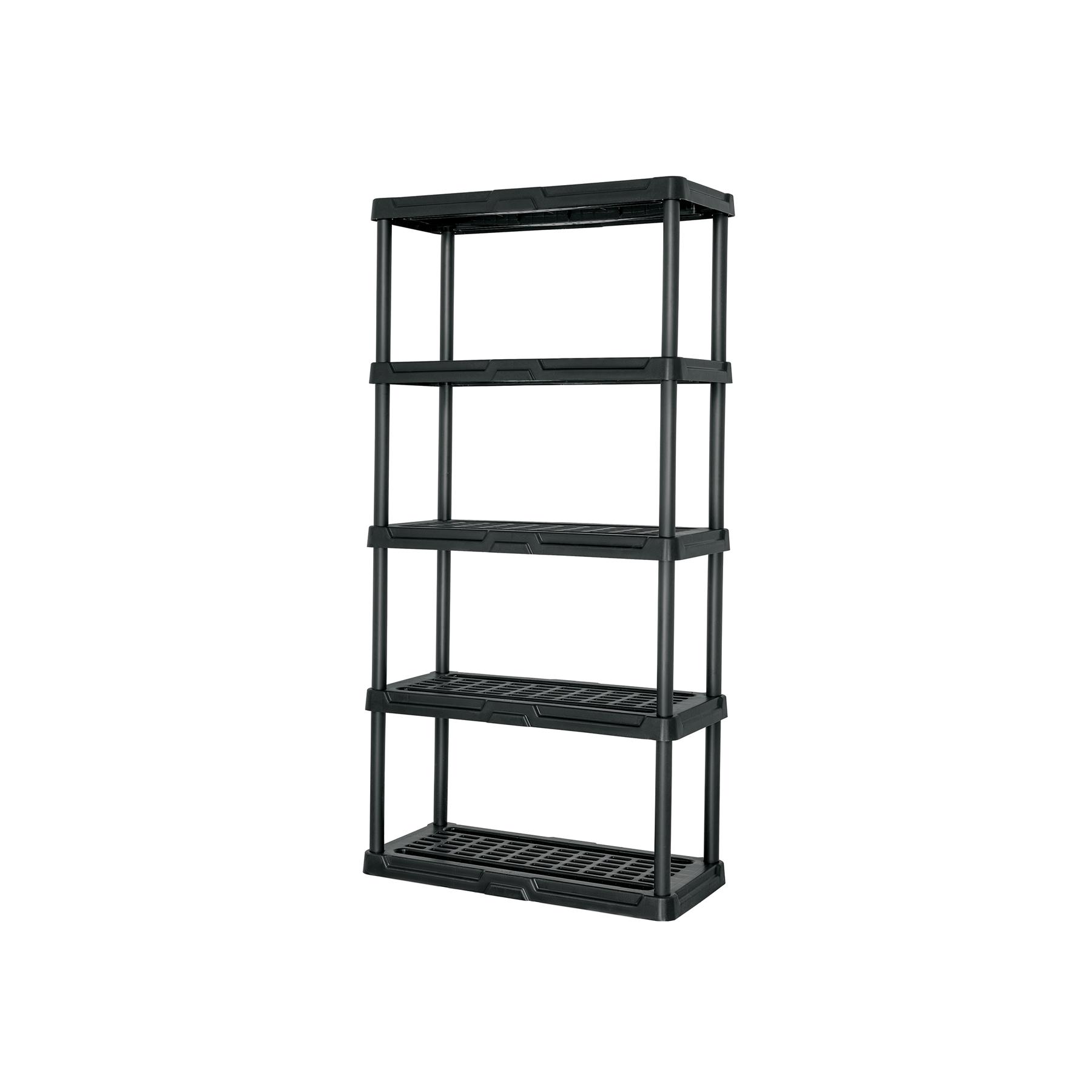 ESTANTE PLÁSTICO 5 REPISAS, PRETUL