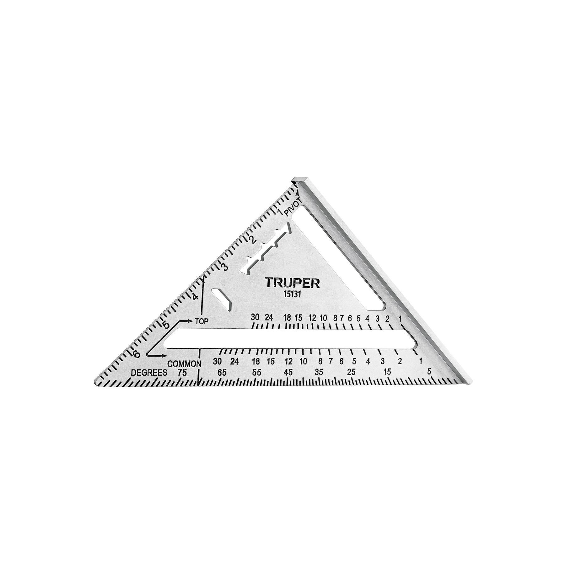 ESCUADRA 7' DE ALUMINIO PARA MUROS DE YESO, TRUPER