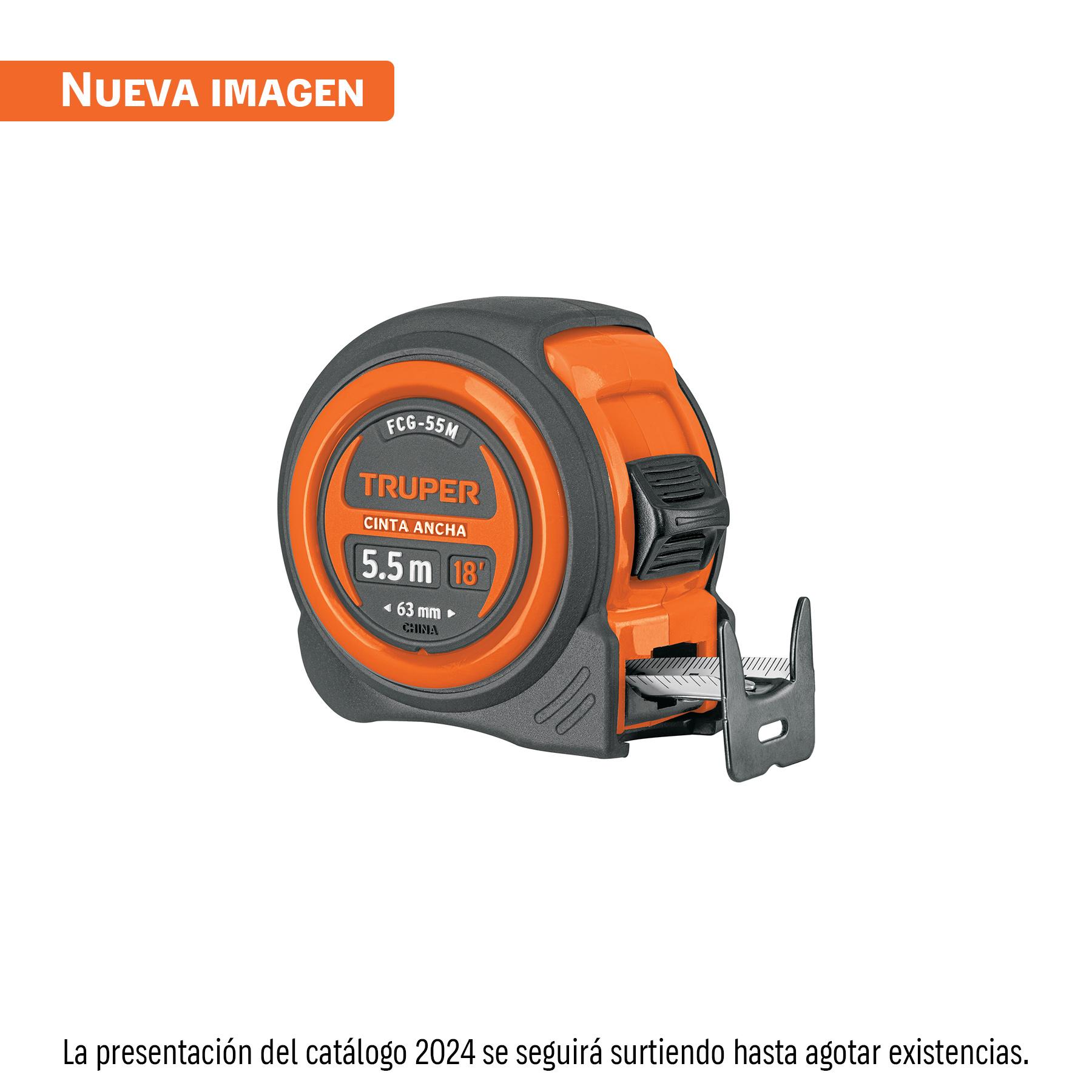 FLEXÓMETRO COMPACTO CONTRA IMPACTOS 5.5 M CINTA 25 MM