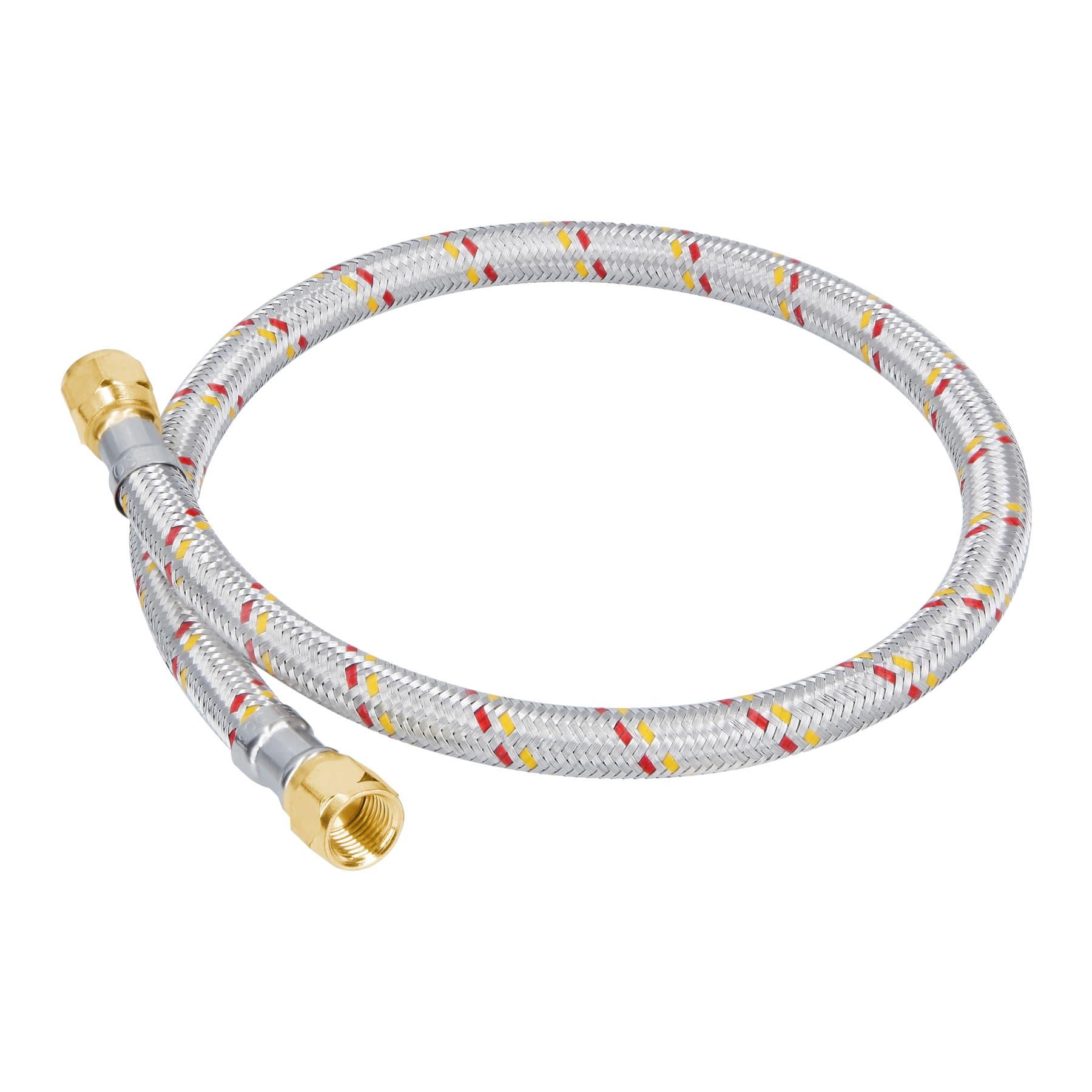 "MANGUERA DE HULE REVESTIDA DE ALUMINIO PARA GAS DE 5/16"" X 60 CM"