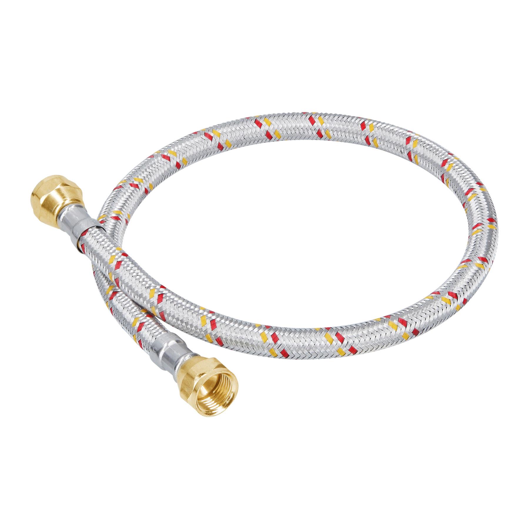 MANGUERA PARA GAS, ALUMINIO, 3/8' X 60 CM, FOSET BASIC