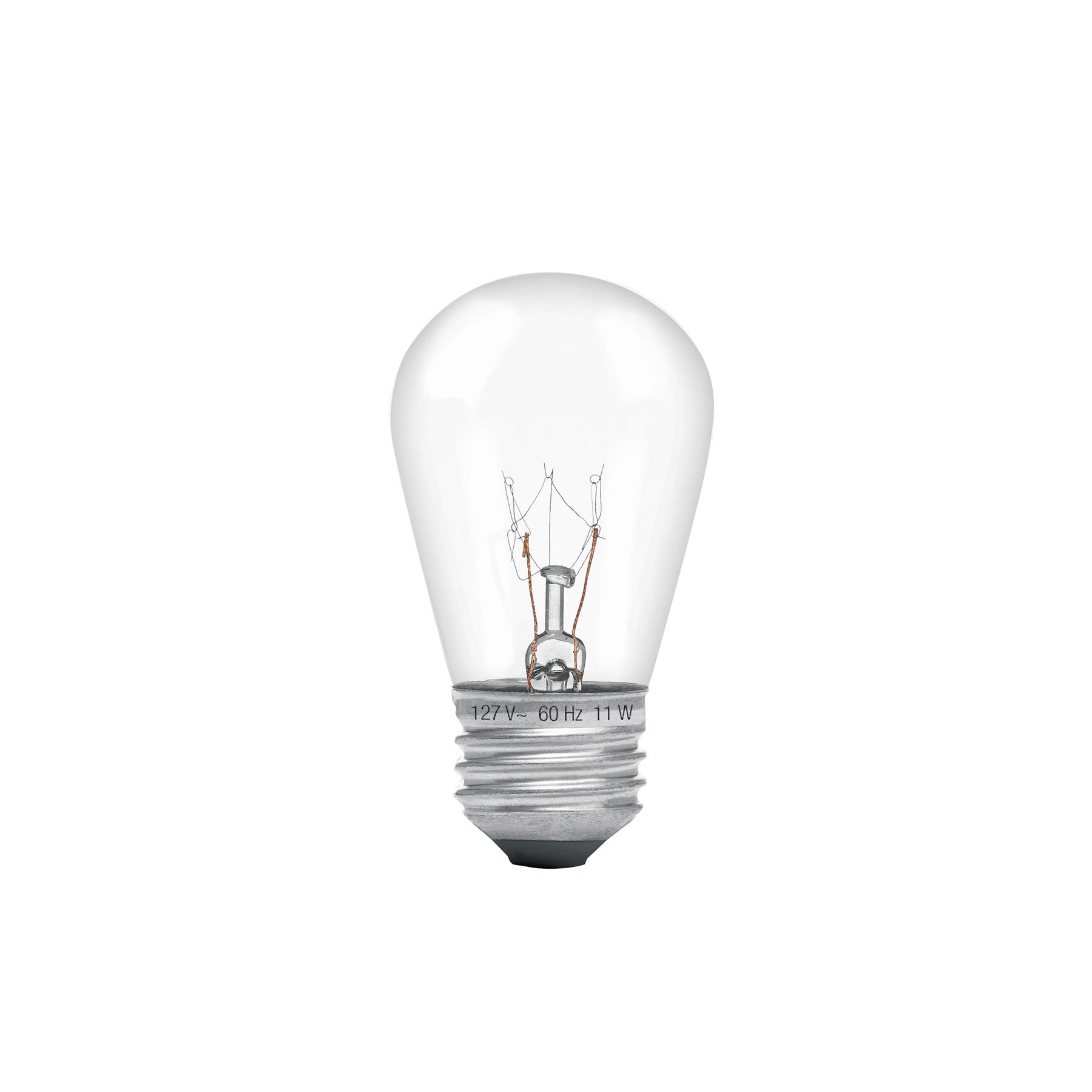 LÁMPARA INCANDESCENTE S14 11 W LUZ CÁLIDA, VOLTECK