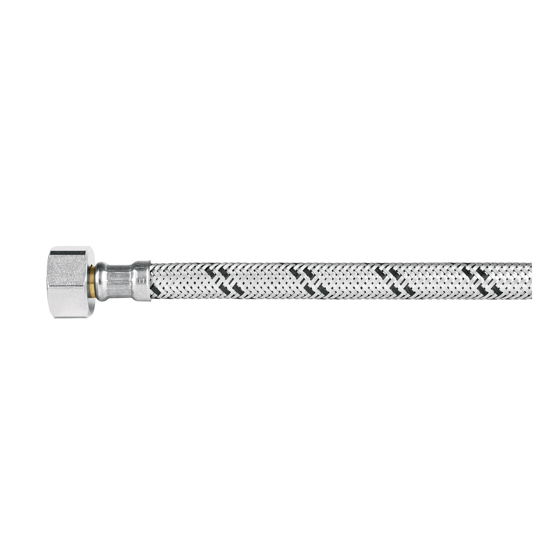MANGUERA PARA WC, ACERO INOX, 1/2' X 7/8', 35 CM, FOSET