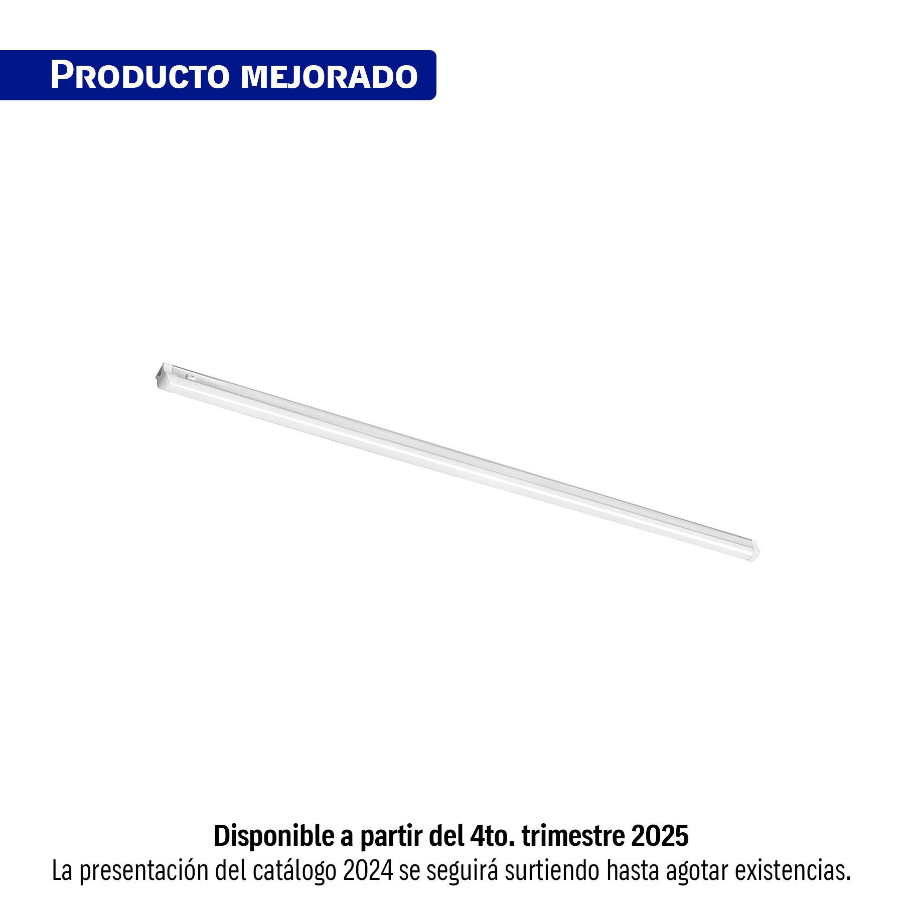 LUMINARIO LINEAL ULTRA DELGADO DE LED 24 W PARA GABINETE